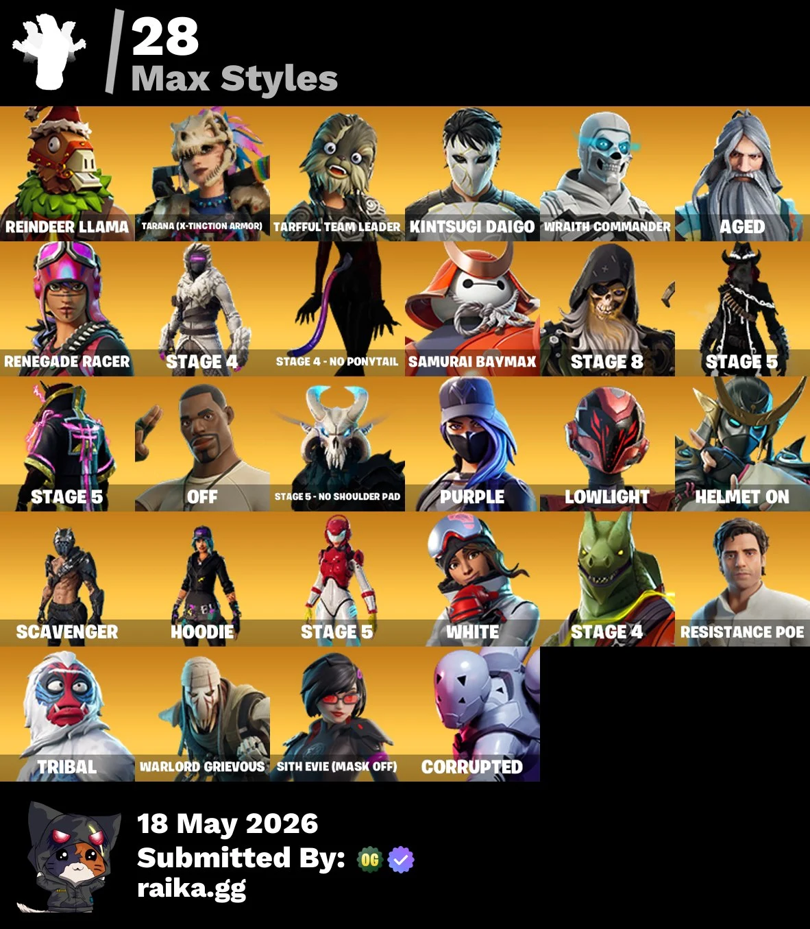 PC/PSN/Xbox/Nintendo 216 skins | OG STW | The Reaper | Glow | Merry Mint Axe | Elite Agent | Rogue Agent | Snake Eyes | Sentinel | Raven | Omen | Sky Stalker | Ragnarok | Zenith | 250 VB — image 6