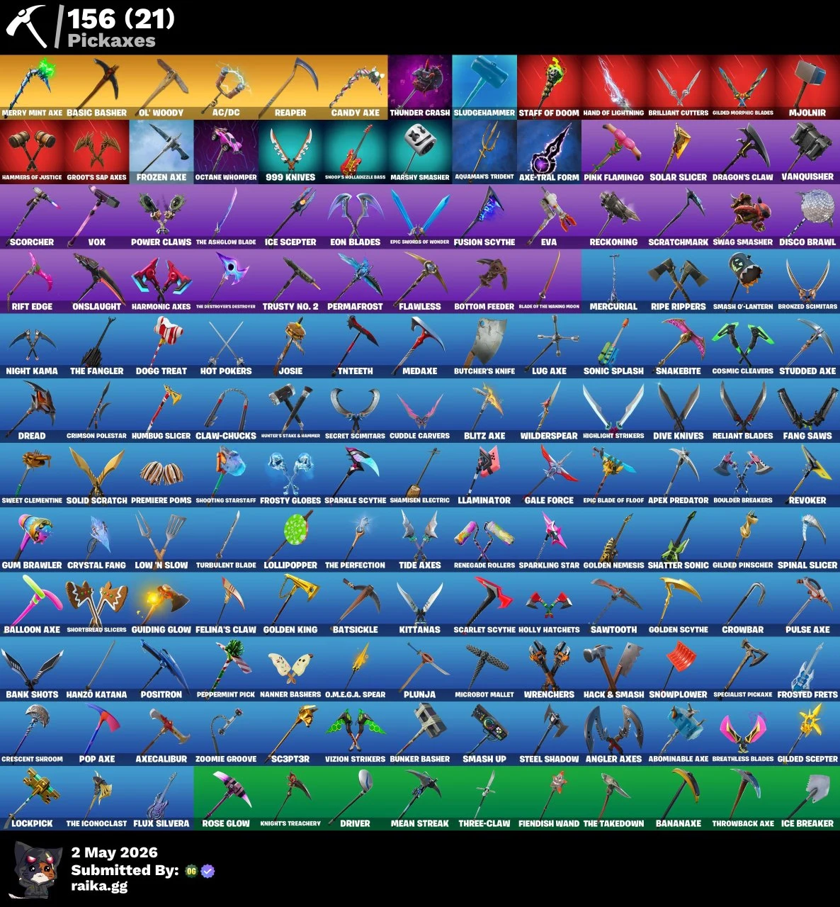 PC/PSN/Xbox/Nintendo 155 skins | OG STW | Black Knight | Travis Scott | Merry Mint Axe | Floss | Sparkle Specialist | The Reaper | Blue Squire | Royale Knight | Elite Agent | Gold Meowscles | 600 VB — image 3