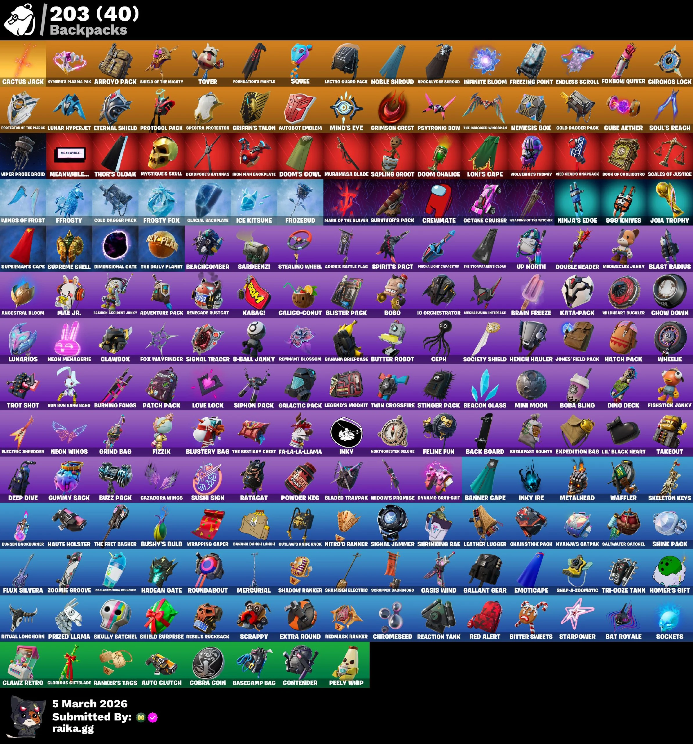 PC/PSN/Xbox/Nintendo 169 skins | Travis Scott | Gold Meowscles | Gold Brutus | Gold Midas | Heron Stance Hero | Predator | Gear Specialist Maya | The Imagined | 350 VB — image 2