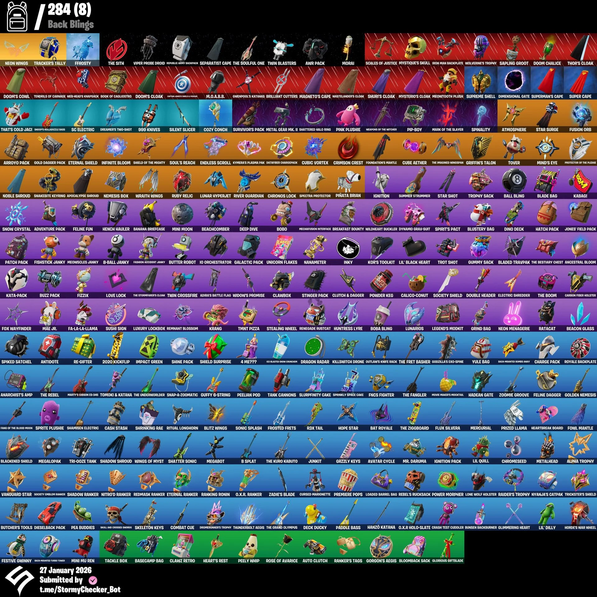 ๐ฎ (PC PSN XBOX) ๐ท๏ธ 213 Skins โจLara Croft โญ Whiteout ๐ Peabody ๐ธ Chrome Punk ๐ฉป The Bride ๐ Toy Trooper ๐ Rick Sanchez ๐ถ Spiderman ๐ Carnage ๐ง Agent Peely ๐ฆ Stacked Account ๐ Full Email Access โ image 6