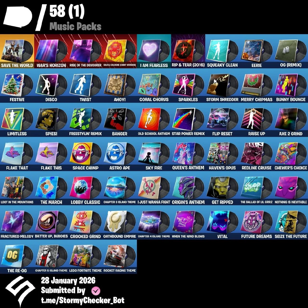 🎮(PC PSN XBOX) 🌸 132 Skins 🌚 OG STW✨ The Reaper ⭐ Elite Agent 💝 Take The L 🐉 Omega 🩻 Midas 🌈 Peely ☠️ Nezumi 🪭 Surf Witch 👑 Crystal 🎶 Wingman 🪇 Drift 🗝️ Full  Email Access — screenshot 8