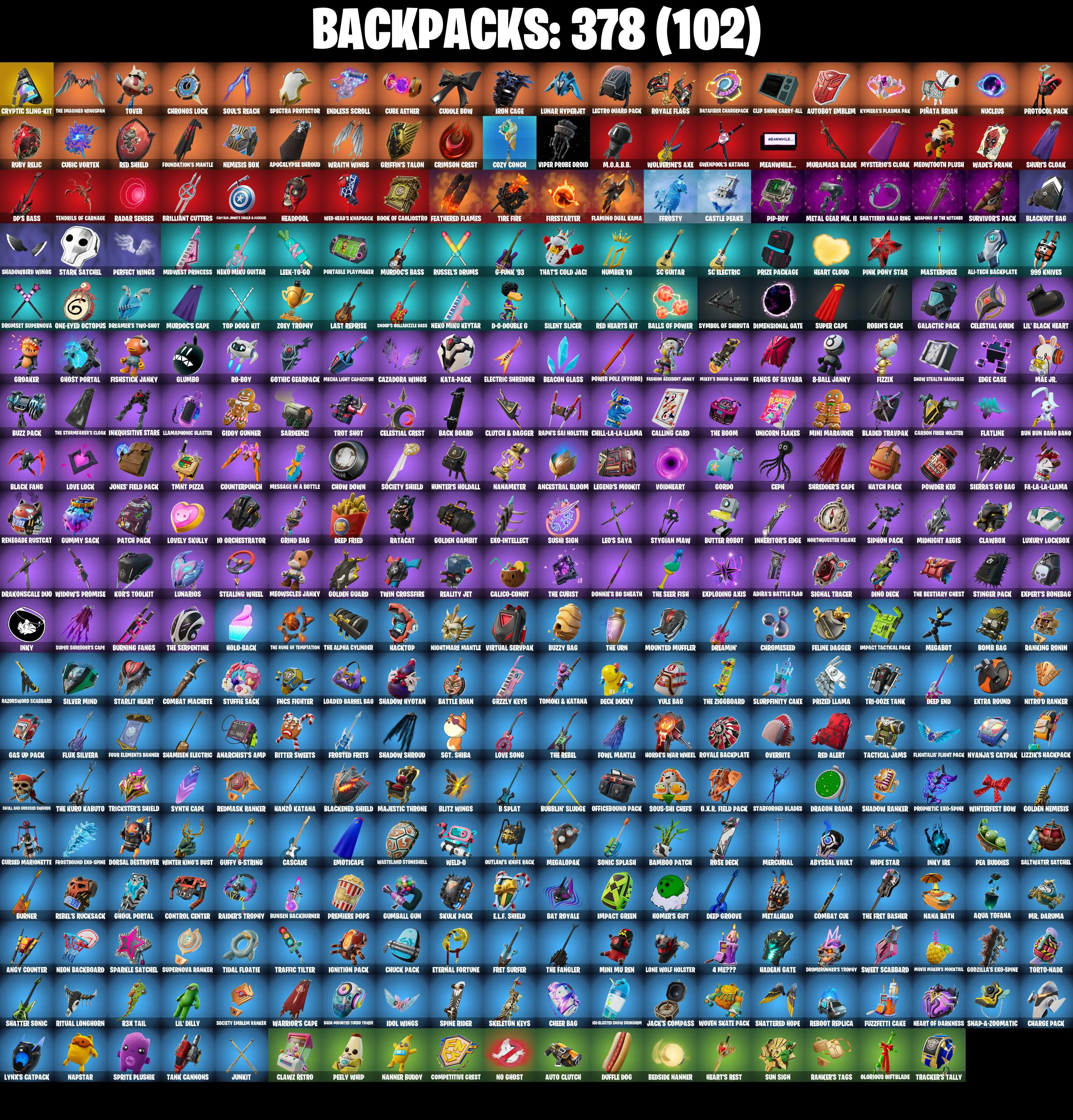 (PC/PSN/XBOX) 334 SKINS πRenegade Raider π Aerial Assault Trooper π Subzero Cryptic π Sultura π Black Adam π Lina Scorch π 0 V-Buck PARENTAL CONTROL β image 5