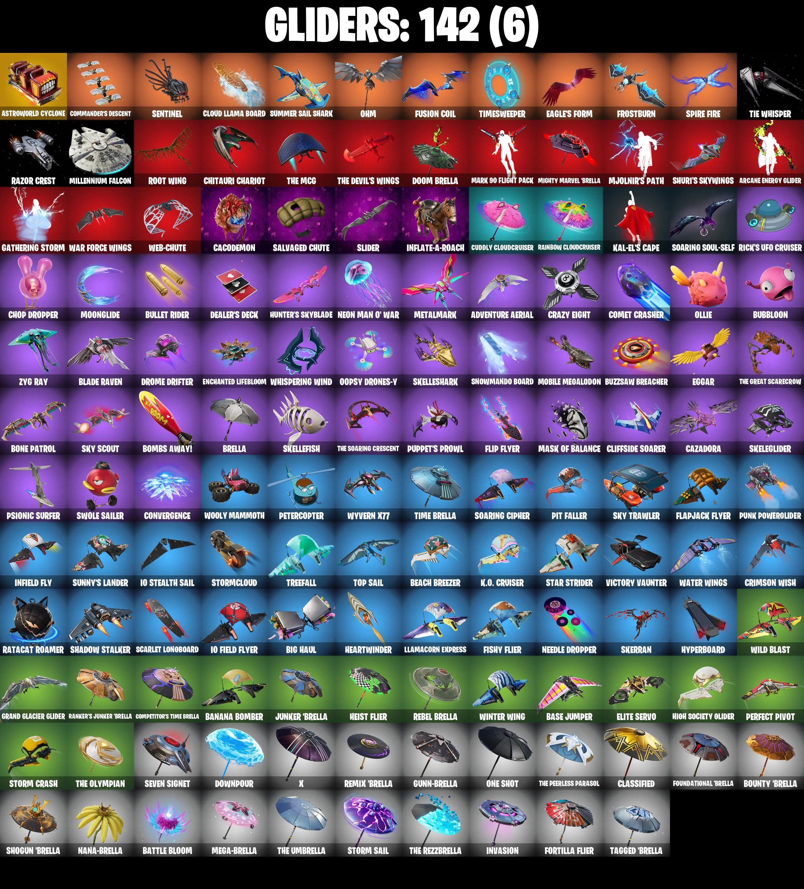 (PC/PSN/XBOX) 131 SKINS πNeo Versa π Gold Brutus π Gold Midas π Trilogy π Cloud Striker π Galaxia π Valeria π Fusion π Vi π 150 V-BuckPARENTAL CONTROL β image 3