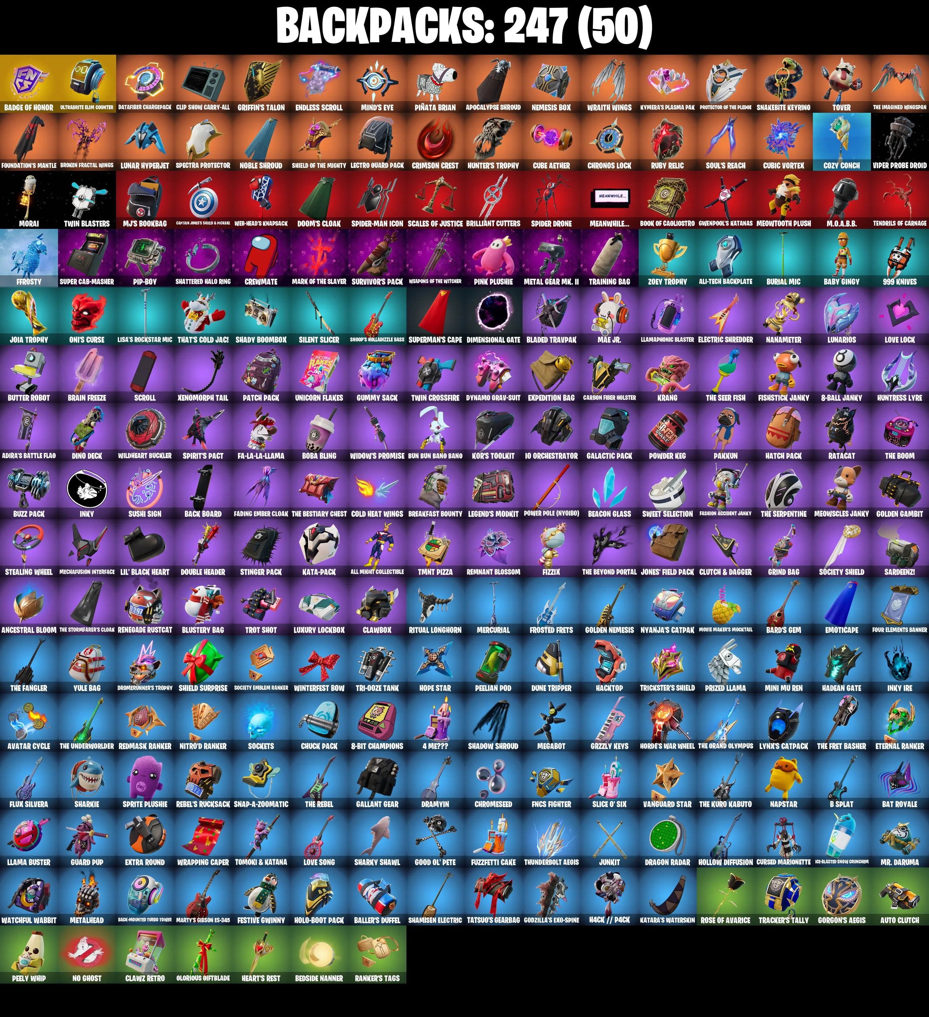 (PC/PSN/XBOX) 184 SKINS πRenegade Raider π Naruto Uzumaki π Valeria π The Foundation π Ronin π Malik π Nezumi π Kado Thorne π 600 V-Buck PARENTAL CONTROL β image 5