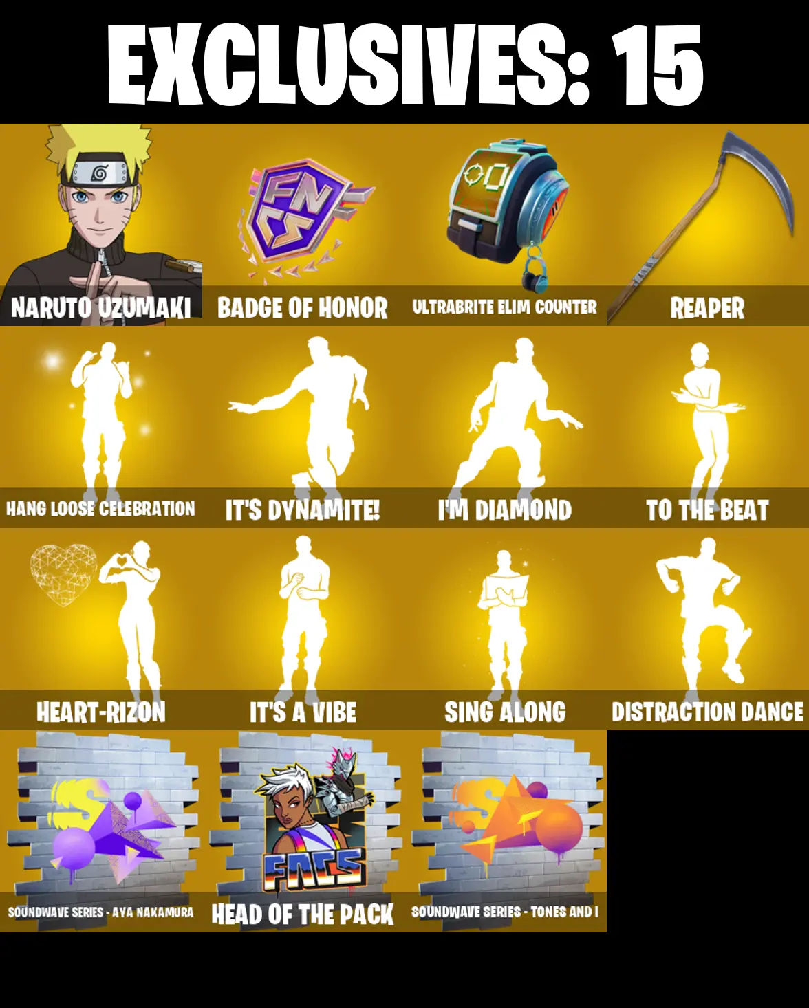 (PC/PSN/XBOX) 184 SKINS πRenegade Raider π Naruto Uzumaki π Valeria π The Foundation π Ronin π Malik π Nezumi π Kado Thorne π 600 V-Buck PARENTAL CONTROL β image 2