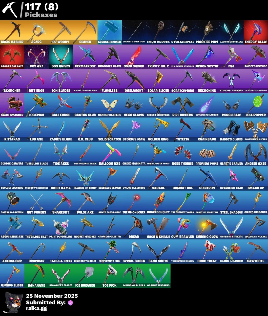 [PC/XBOX]  117 skins | Renegade Raider | Aerial Assault Trooper | Black Knight | Sparkle Specialist | The Reaper | Blue Squire | Royale Knight | Elite Agent | 150 VB — screenshot 4