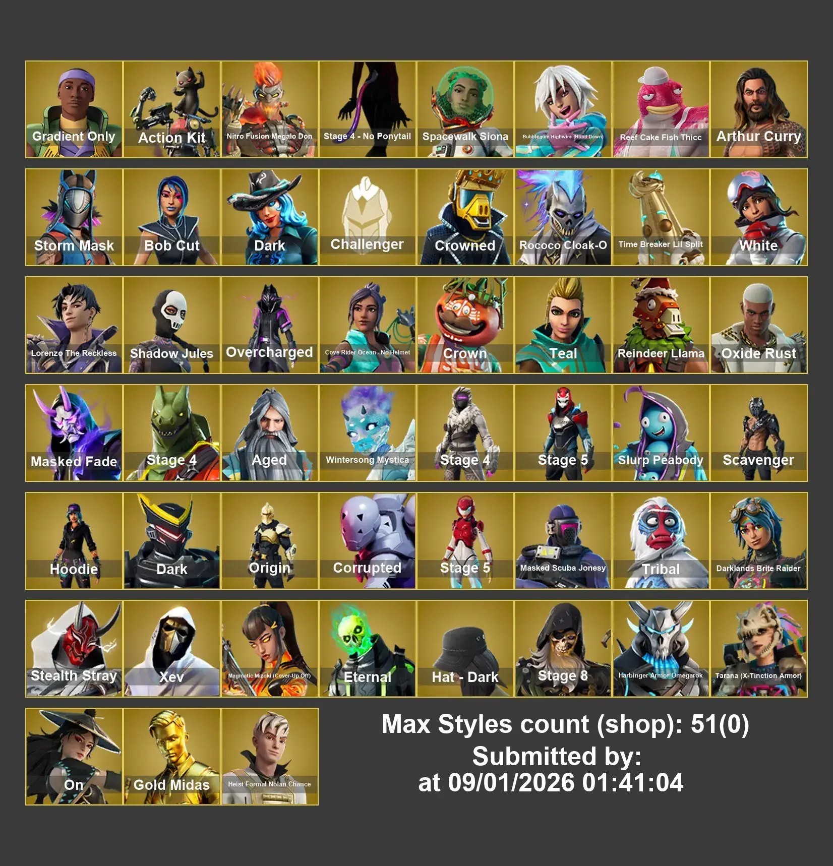 ✧･ﾟ:*✧ Fortnite ⸱ 144 skins, Gold Midas, Fixer, Subzero Cryptic ✧･ﾟ:*✧ Hurry! ✧･ﾟ:*✧ [y61553226f] — screenshot 2