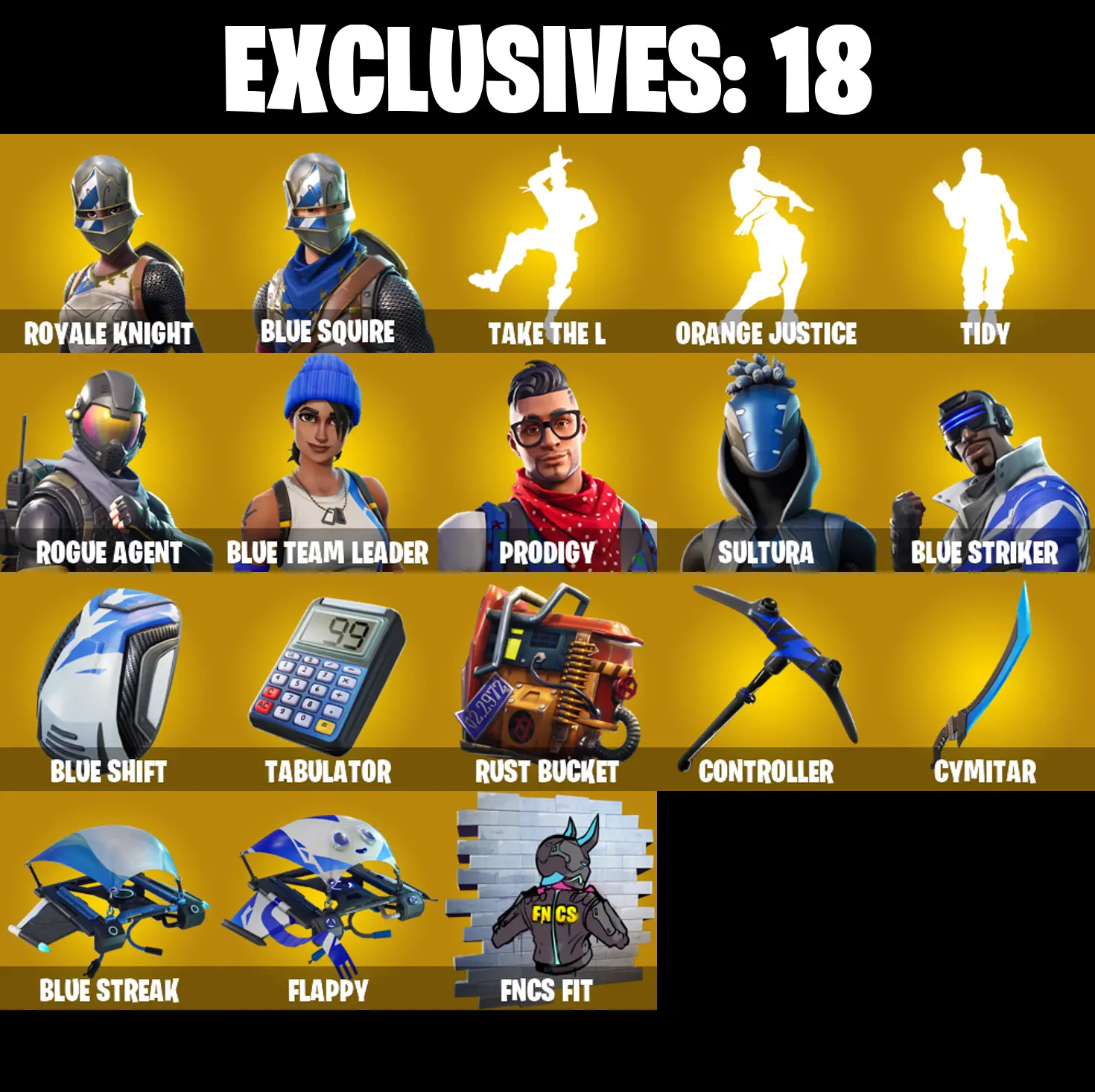 PC/PSN/XBOX ♨️46 skins ✨ Royale Knight ✨ Blue Squire ✨ Take The L ✨ Orange Justice ✨ Tidy ✨ Dark Voyager ✨ Rogue Agent ✨ Drift ✨ Carbide ✨ #B2360 — image 1
