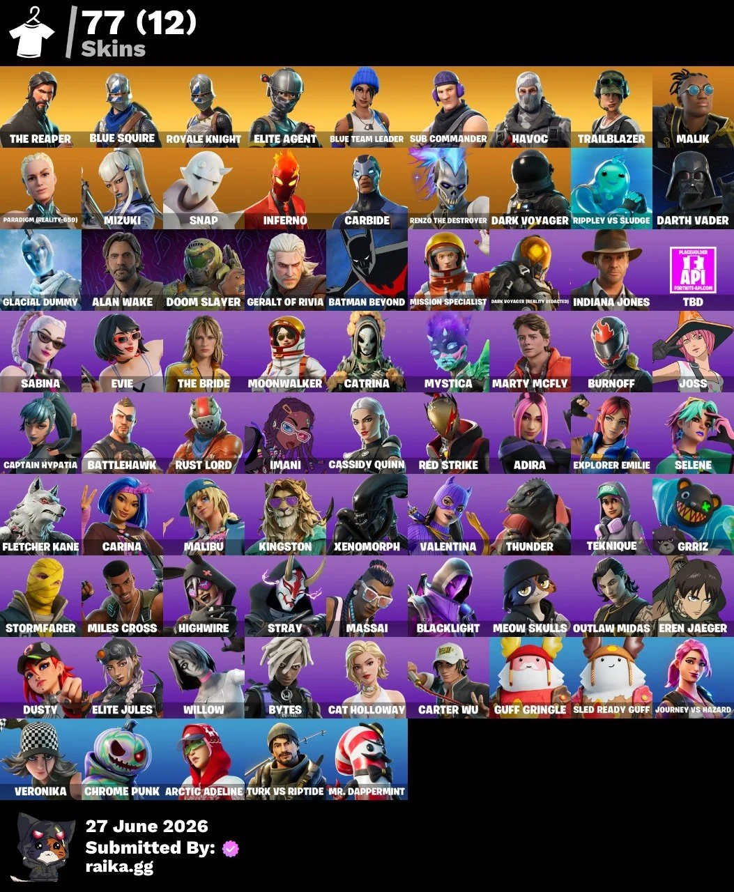 ⭐️TAKE THE L⭐️77 SKINS⭐️BLUE TEAMLEADER⭐️FREESTYLE⭐️ROYALE KNIGHT⭐️ — image 2