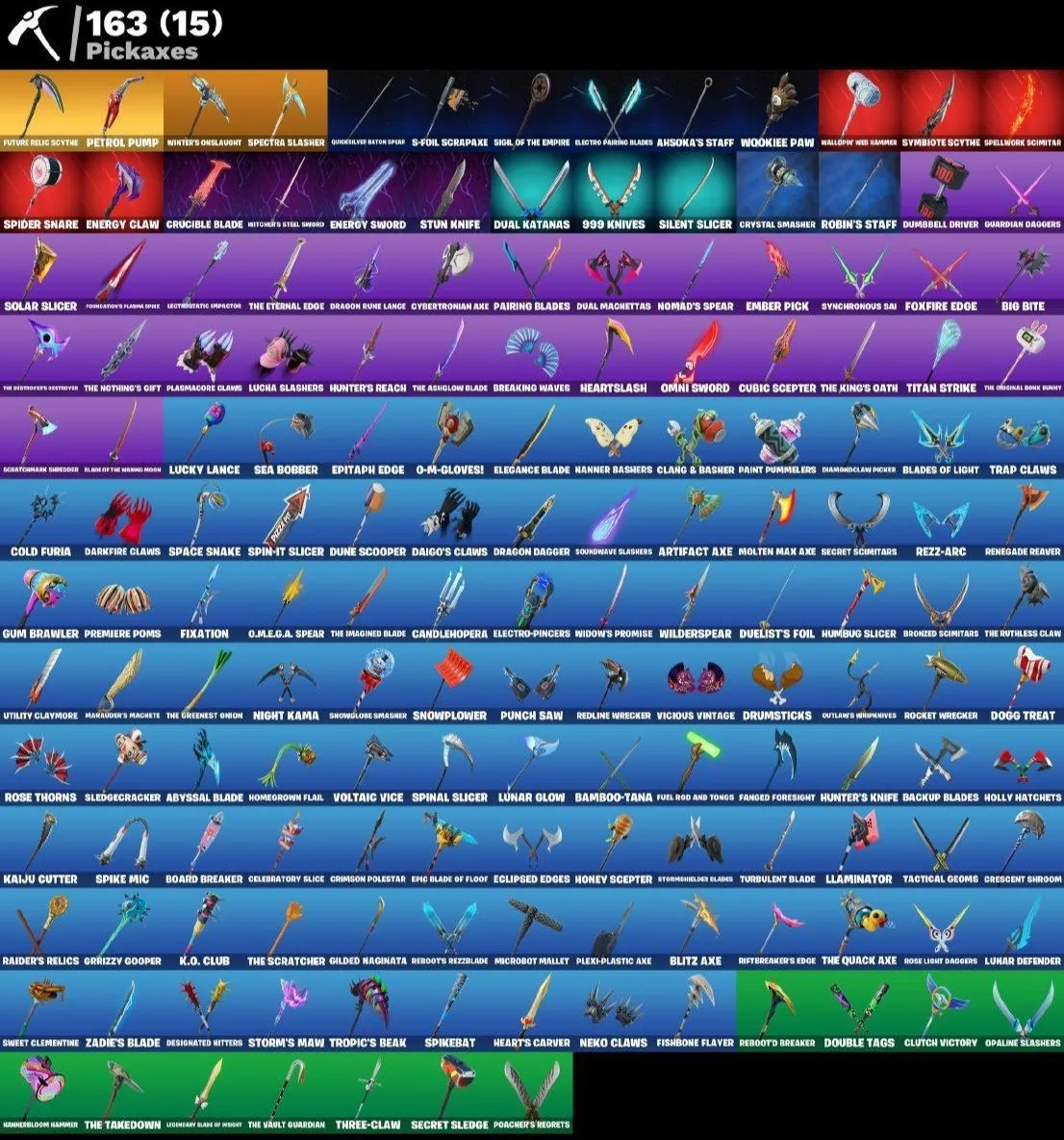 All Platform 🖥️ Save OG ☠️ 184 Skin 🛍️ 181 Pickaxes 🏹 163 Dans 🥳 Beutiful Account 😍 Code786 — image 3