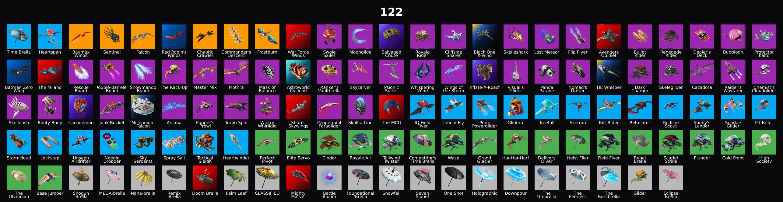 PC,PSN,XBOX 120 SKINS FA ⸱ MERRY MINT AXE ⸱ BACKLASH,SCOURGE,GALAXY SCOUT,STAR-LORD,CLUTCH&GRIND,STARFISH,SILVERHAND,DEMI,CATWOMAN,BLACK WIDOW RK2301 — image 4