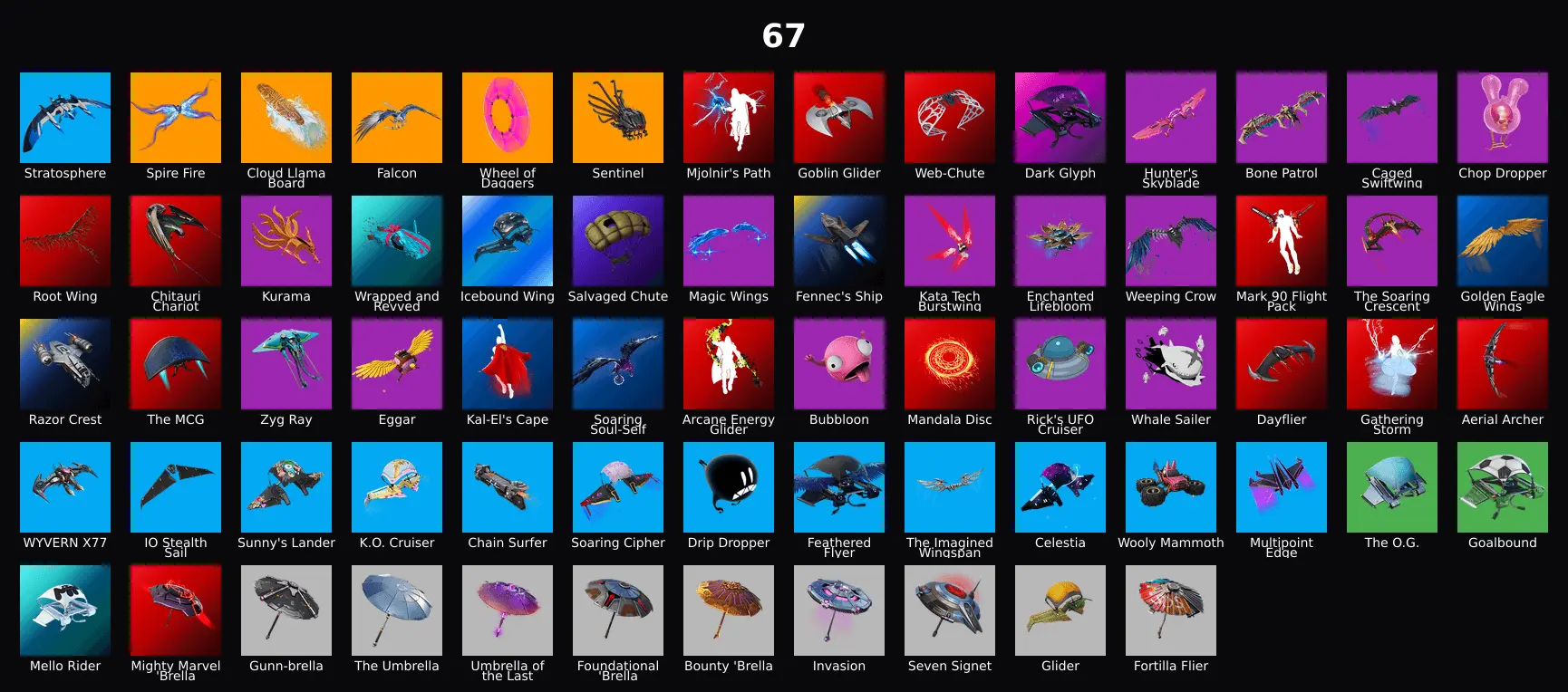 PC,PSN,XBOX 177 SKINS FA ⸱ BLAZE,GALAXY GRAPPLER,KRAMPUS,ZERO,GALAXIA,DOOM,WONDER WOMAN,REBIRHT RAVEN,HEDRON,GIA,ISO RK2108 — image 4