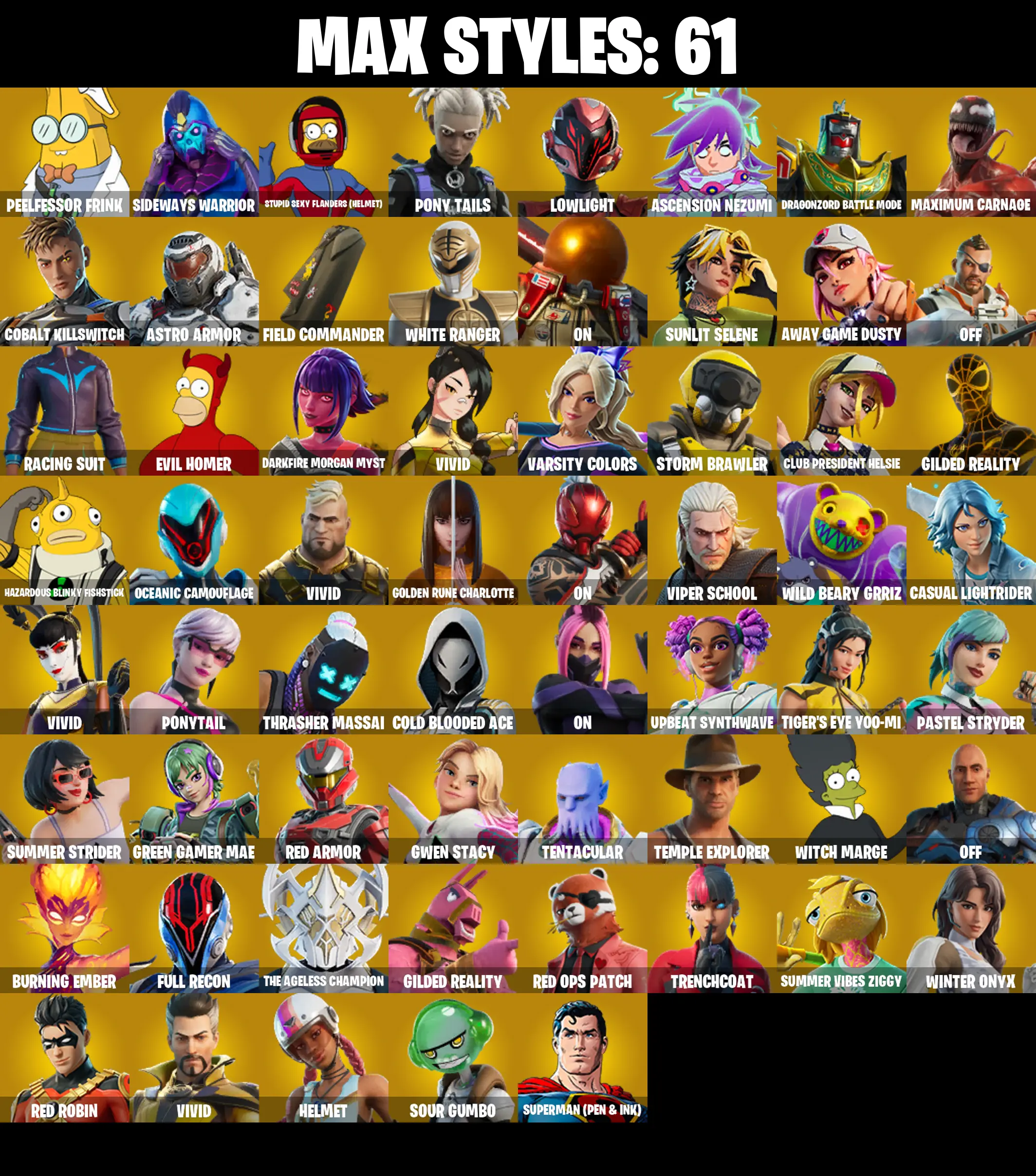 (PC/PSN/XBOX) 154 SKINS / Master Chief π° Shady Doggo π° Polo Prodigy π° Naruto Uzumaki π° Snap π° Crackshot π° The Foundation π° 750 V-Buck PARENTAL CONTROL β image 3