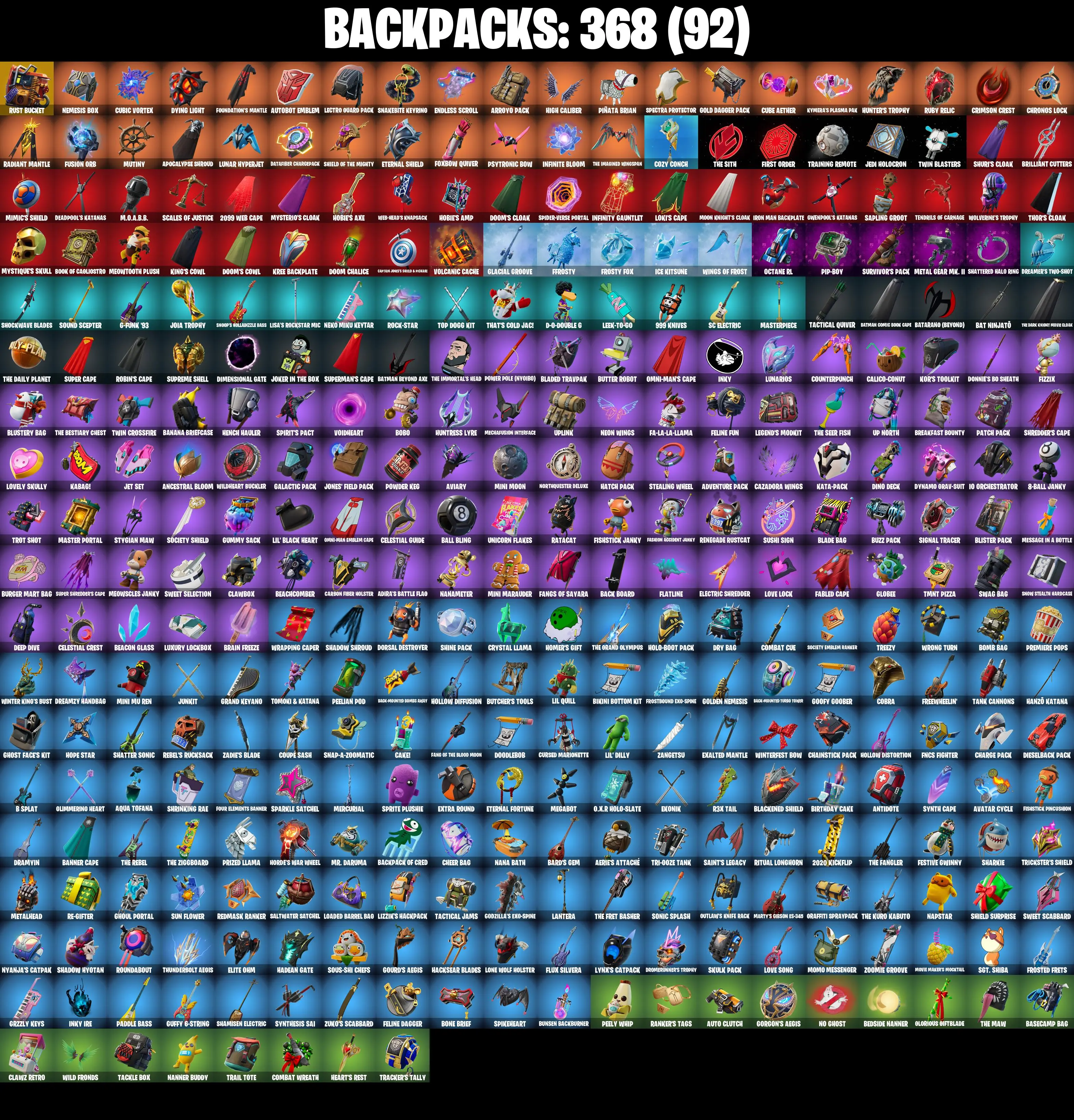(PC/PSN/XBOX) 266 SKINS π Gold Midas π Gold Brutus π Gold Meowscles π Eternal Knight π Raz π Torin π Gear Specialist Maya π 200 V-Buck PARENTAL CONTROL β image 3