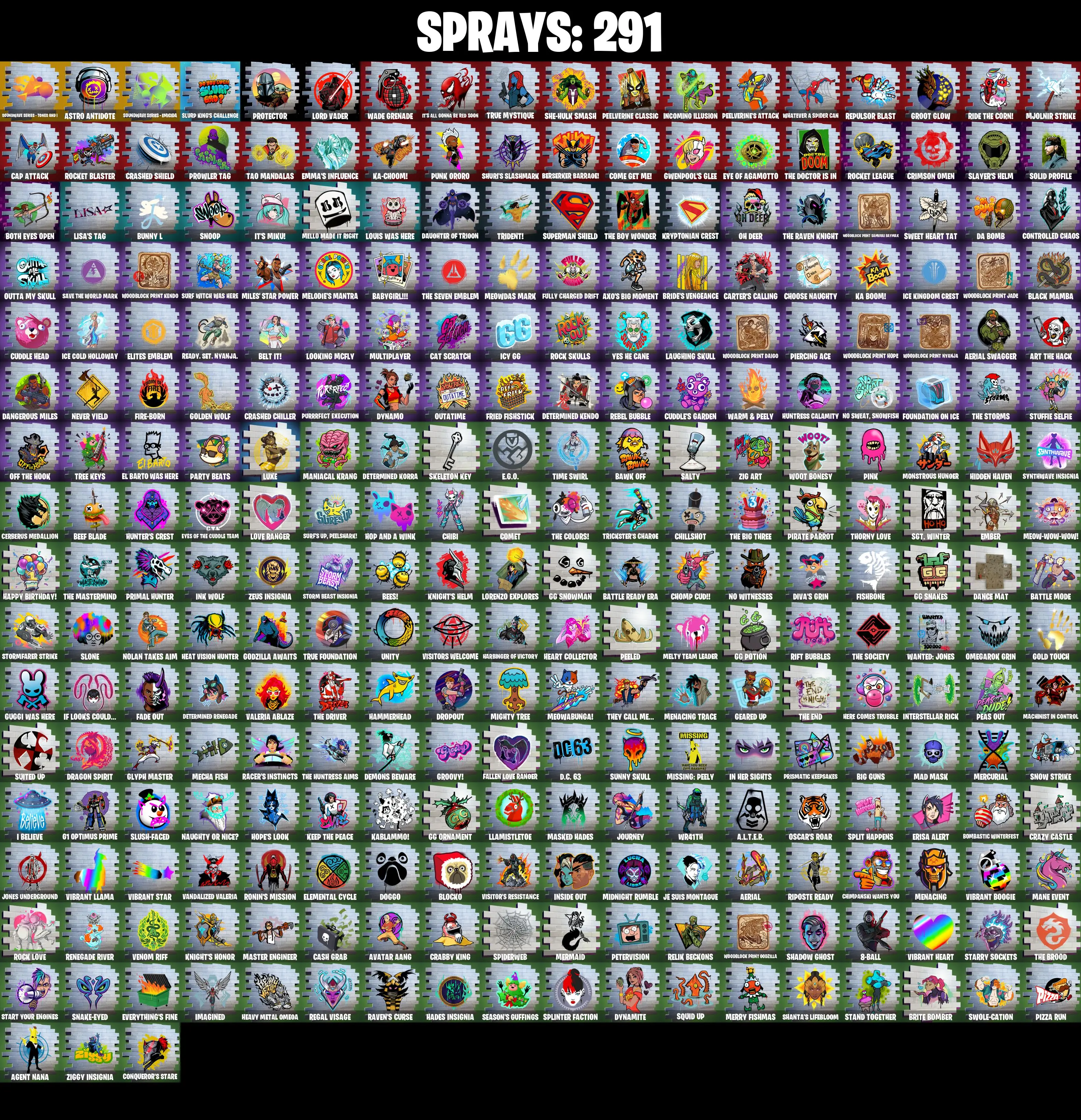 (PC/PSN/XBOX) 266 SKINS π Gold Midas π Gold Brutus π Gold Meowscles π Eternal Knight π Raz π Torin π Gear Specialist Maya π 200 V-Buck PARENTAL CONTROL β image 8