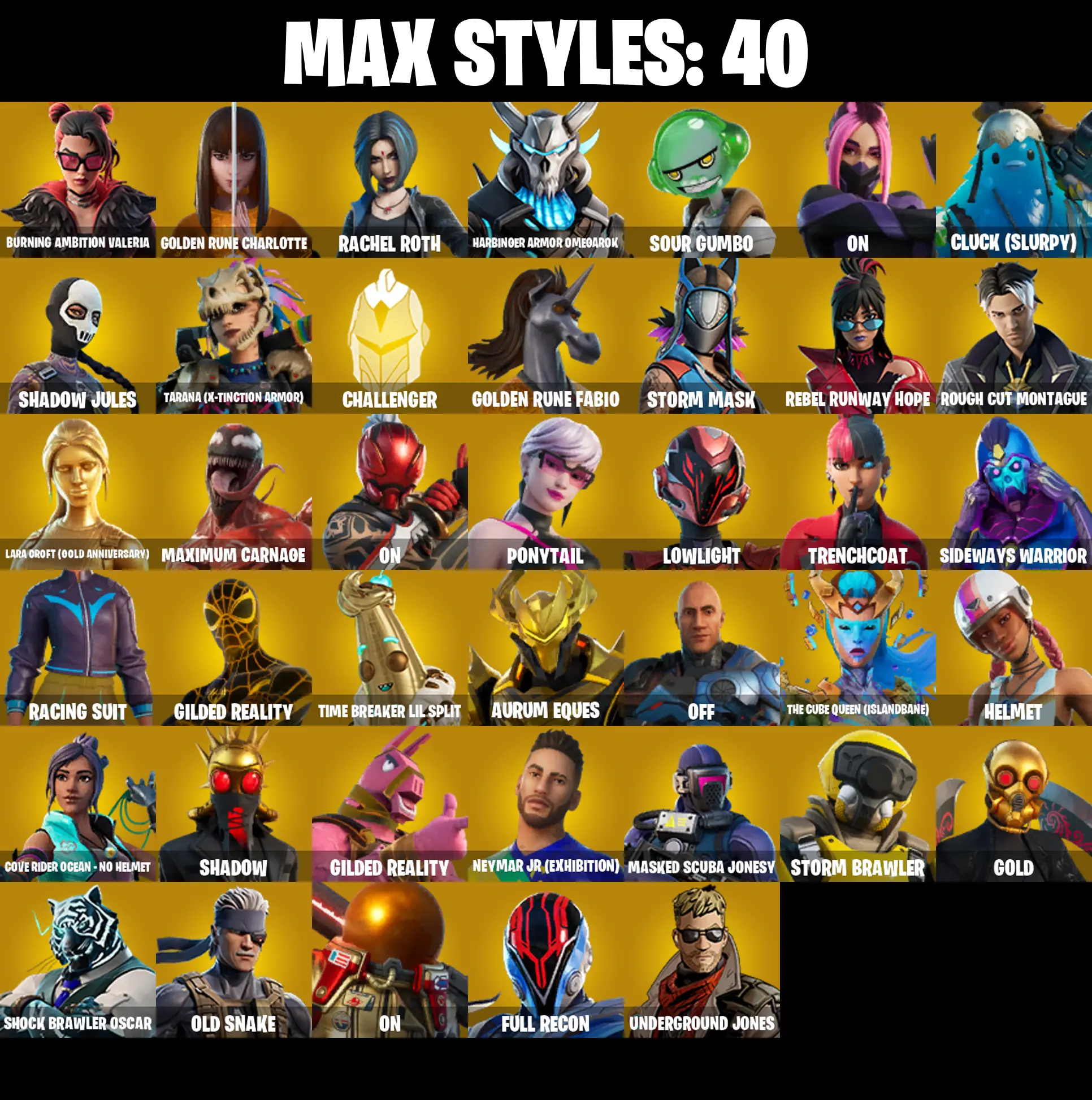 (PC/PSN/XBOX) 186 SKINS / Neo Versa π° Subzero Cryptic π° Vivi Chroma π° Lina Scorch π° Raz π° Torin π° The Imagined π° Backlash π° 550 V-Buck PARENTAL CONTROL β image 3