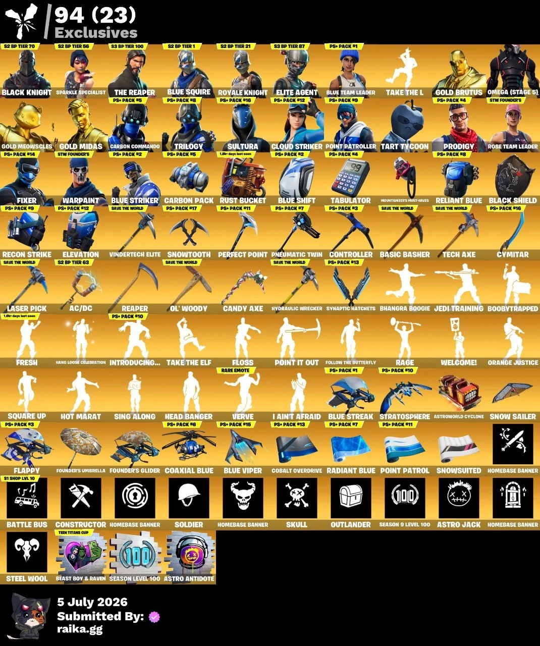 ⭐️BLACK KNIGHT⭐️316 SKINS⭐️THE REAPER⭐️BLUE TEAM LEADER⭐️OMEGA STAGE 5⭐️1450 VBUCKS