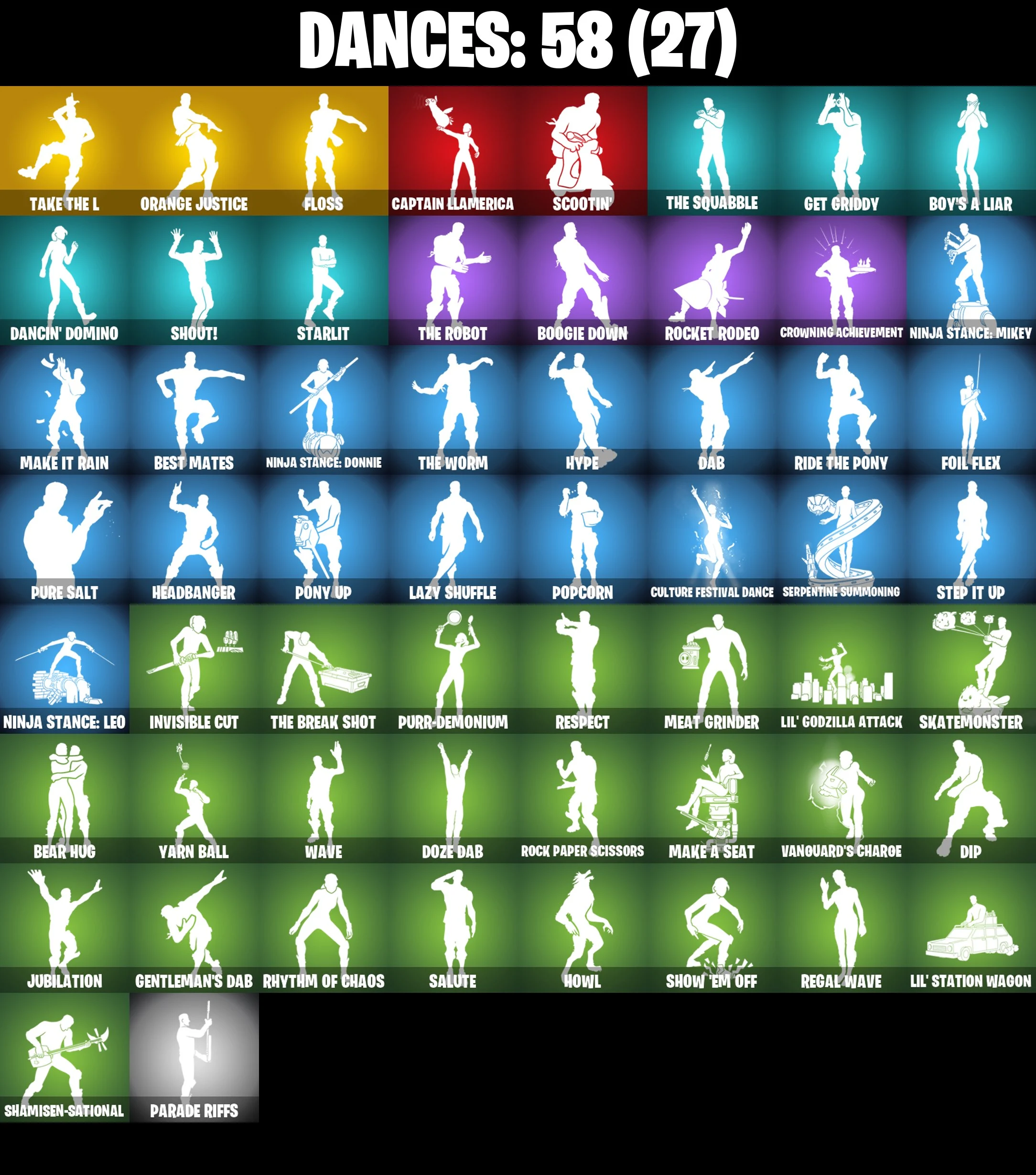 ⚡️PC/PSN/XBOX⚡️41 Skins 💎 Black Knight 💎 Floss 💎 Take The L 💎 Sparkle Specialist 💎 The Reaper 💎 Blue Squire 💎 Royale Knight 💎 Elite Agent 💎 Sub Commander 💎 Rogue Agent 💎 Get Griddy 💎 Skull Trooper 💎 Backlash 💎 AC/DC 💎 Black Shield — image 4