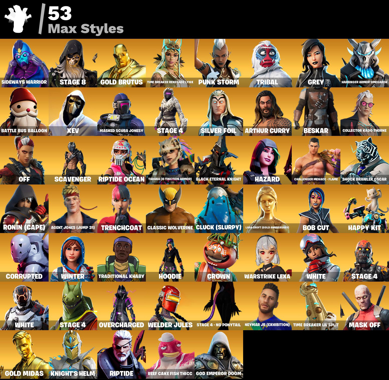 PC,PSN,XBOX 166 SKINS FA ⸱ MANDALORIAN ⸱ FUSION ⸱ SABRINA CARPENTER ⸱ LARA CROFT ⸱ RICK ⸱ KOR ⸱ SANTA DOGG ⸱ DOOM RK392 — image 3