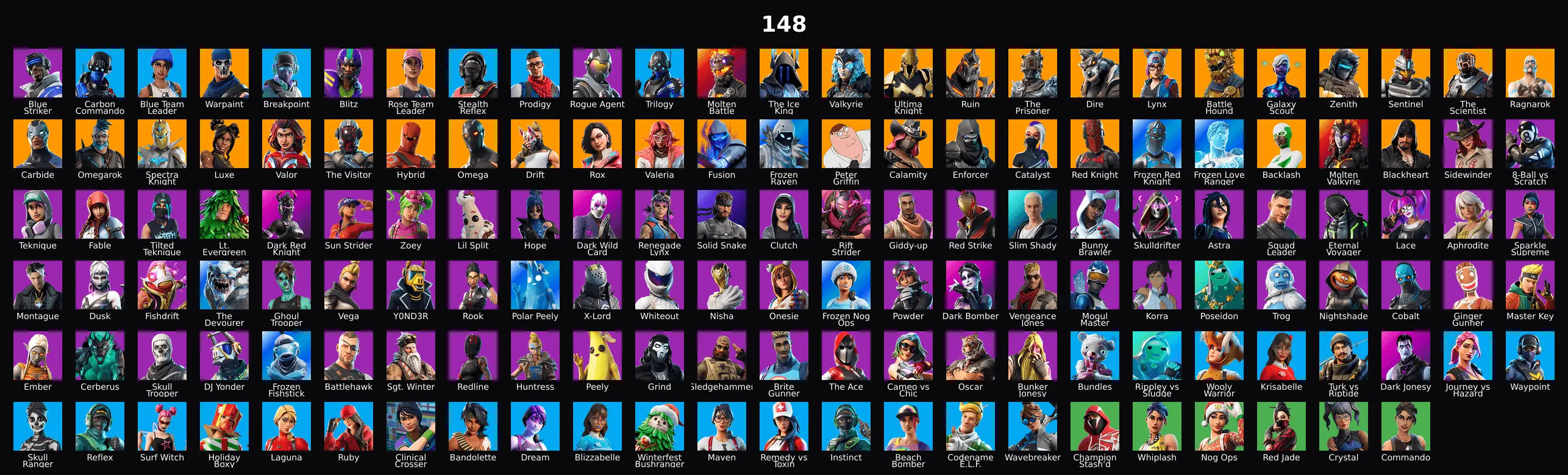 PC,PSN,XBOX 148 SKINS FA ⸱ STW ⸱ STEALTH REFLEX ⸱ VALKYRIE,GALAXY SCOUT,OMEGA,BACKLASH,CLUTCH&GRIND,BUNDLES RK1839 — image 1