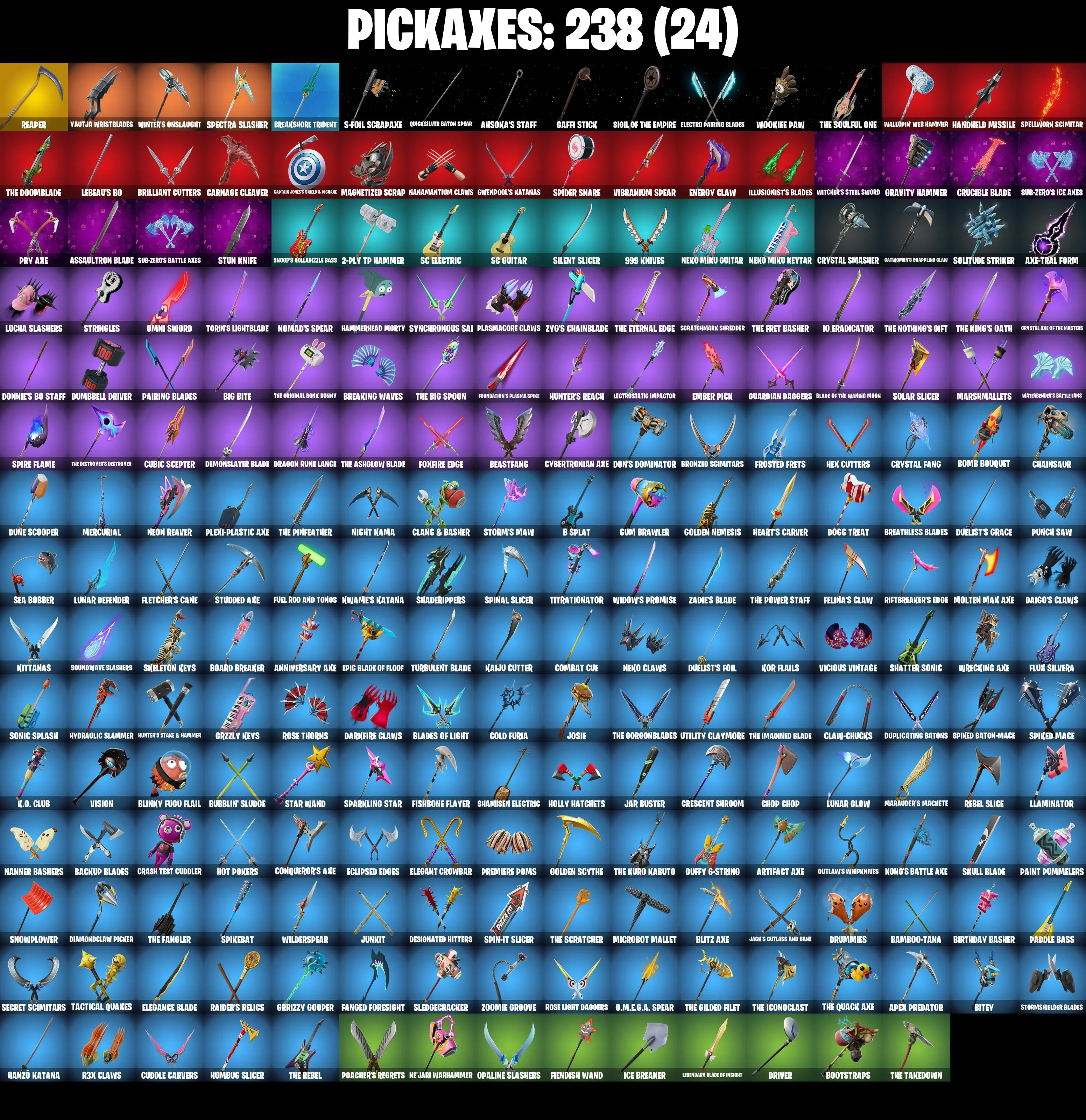 (PC/PSN/XBOX) 206 SKINS π Master Chief π Raz π Torin π The Imagined π Backlash π Paradigm (Reality-659) π Renzo the Destroyer π 1250 V-Buck PARENTAL CONTROL β image 8