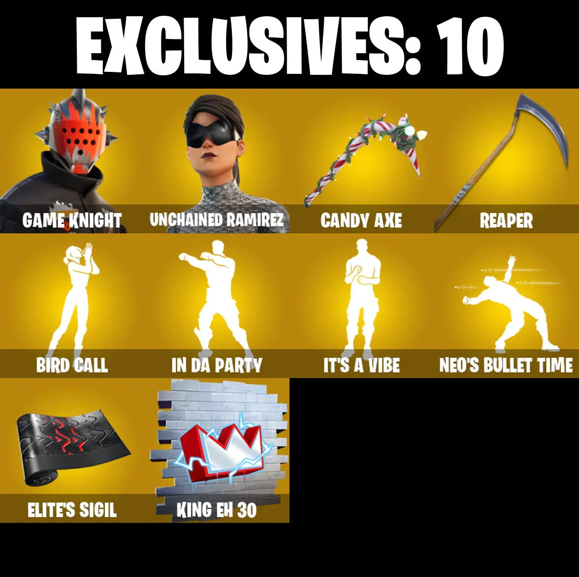 (PC/PSN/XBOX) 268 SKINS π« Game Knight β‘οΈ Unchained Ramirez π Zero β‘οΈ Kado Thorne π Zeus β‘οΈ Backlash π Snap β‘οΈ Era π Oppressor | 1000 V-Buck | PARENTAL CONTROLS β image 1