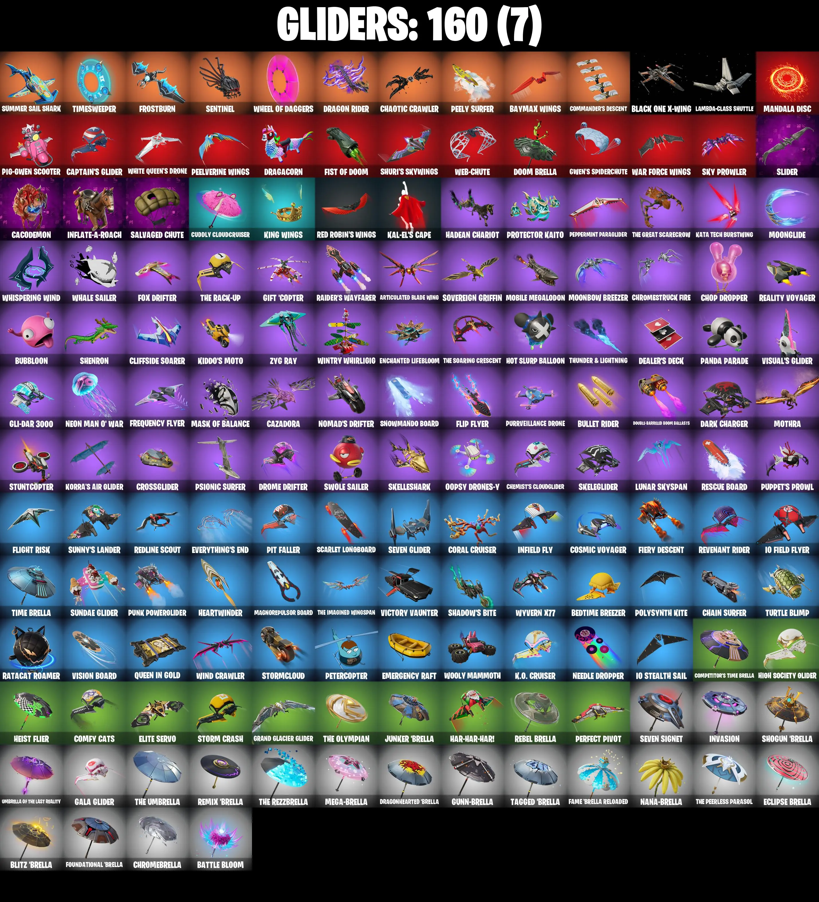 (PC/PSN/XBOX) 175 SKINS π« Renegade Raider β‘οΈ Renee π Andre β‘οΈ Backlash π Red Knight β‘οΈ Zeus π Snap β‘οΈ Twyn π Ronin β‘οΈ Malik | 300 V-Buck | PARENTAL CONTROLS β image 7