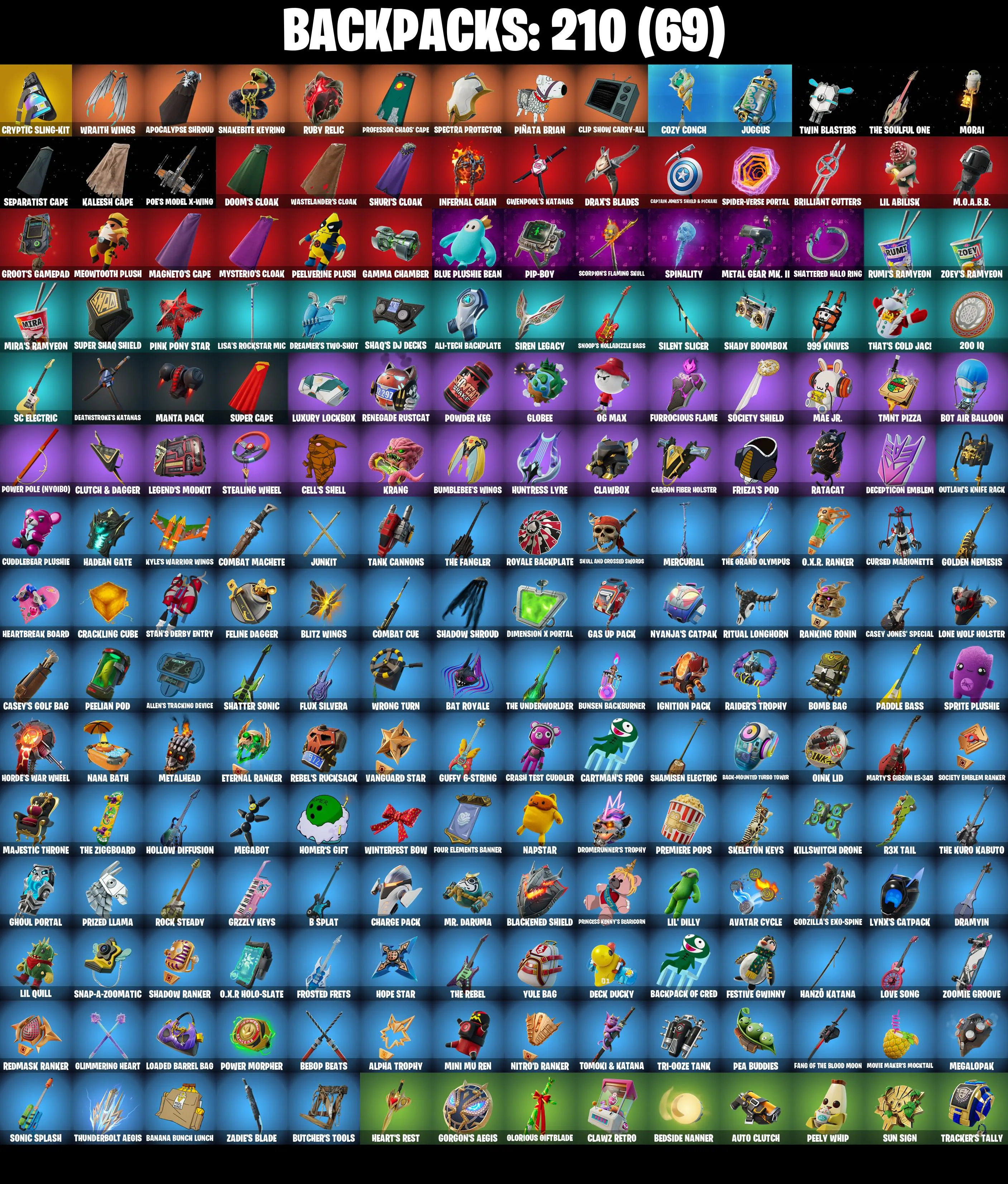 (PC/PSN/XBOX) 144 SKINS π« Renegade Raider β‘οΈ Lina Scorch π Subzero Cryptic β‘οΈ Zeus π Kado Thorne β‘οΈ Son Goku π Valeria | 200 V-Buck | PARENTAL CONTROLS β image 4