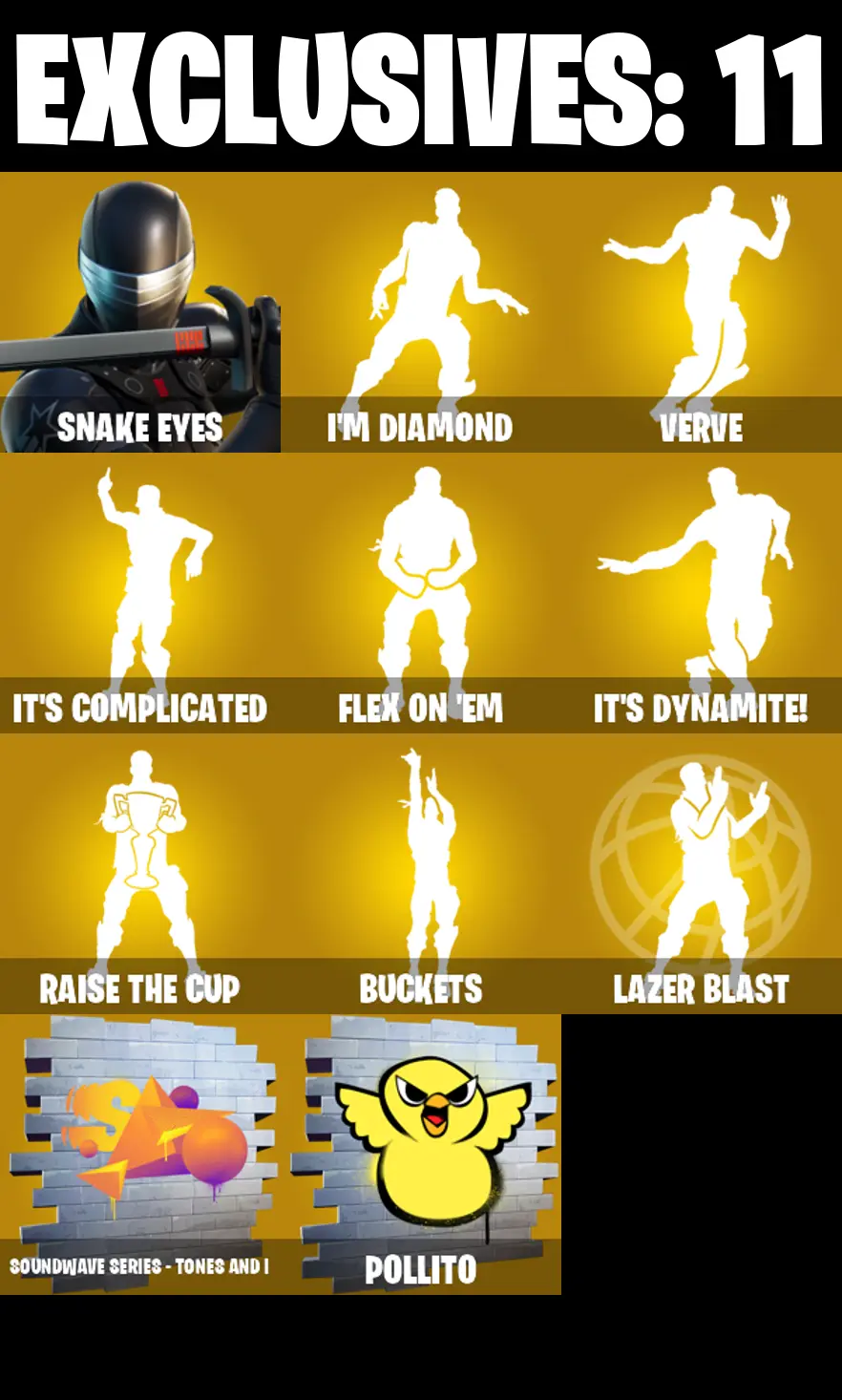 (PC/PSN/XBOX) 158 SKINS π« Master Chief β‘οΈ Snake Eyes π Snap β‘οΈ Twyn π Eternal Knight β‘οΈ Gear Specialist Maya π Raptor β‘οΈ Ronin | 500 V-Buck | PARENTAL CONTROLS β image 1
