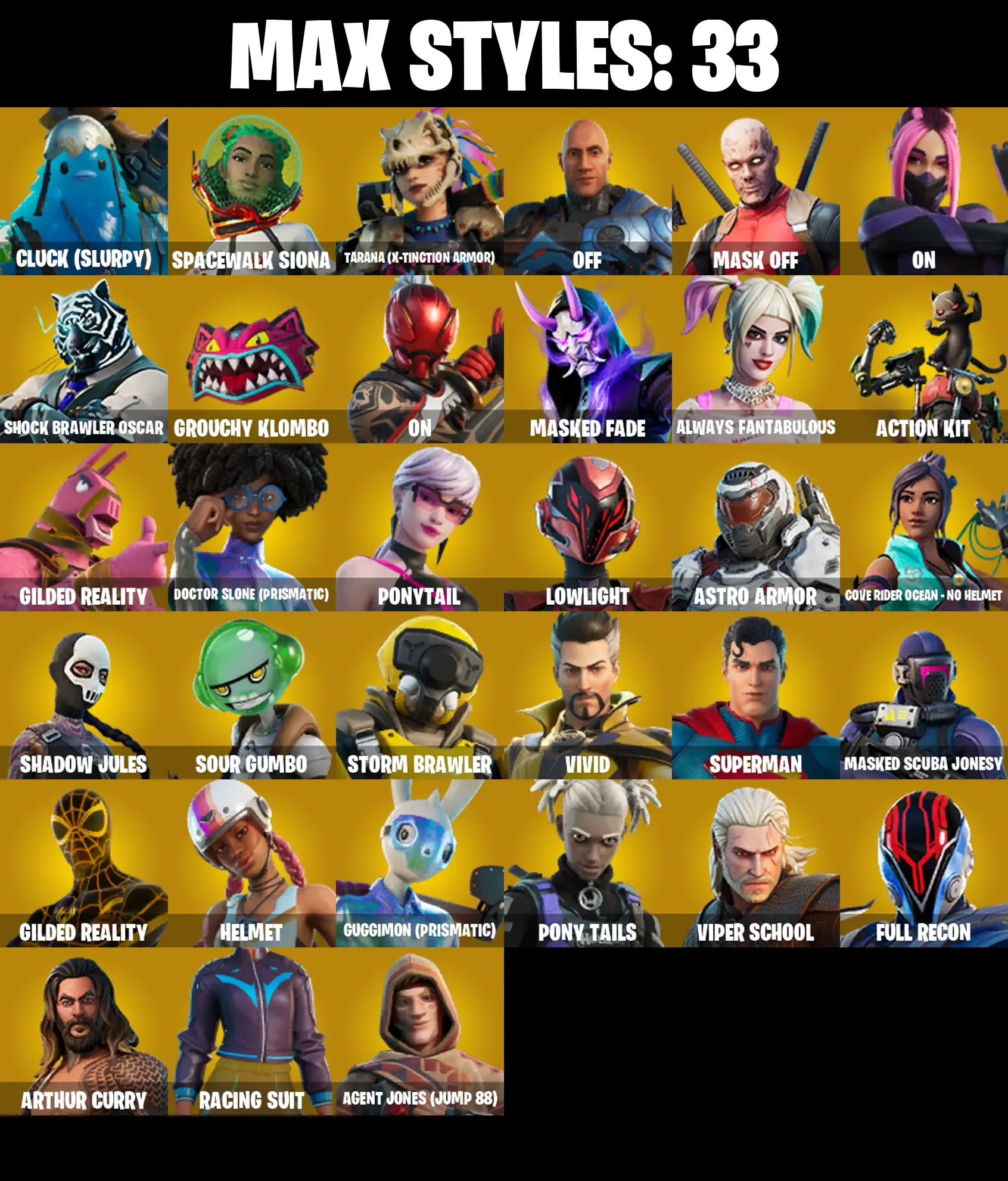 (PC/PSN/XBOX) 158 SKINS π« Master Chief β‘οΈ Snake Eyes π Snap β‘οΈ Twyn π Eternal Knight β‘οΈ Gear Specialist Maya π Raptor β‘οΈ Ronin | 500 V-Buck | PARENTAL CONTROLS β image 3