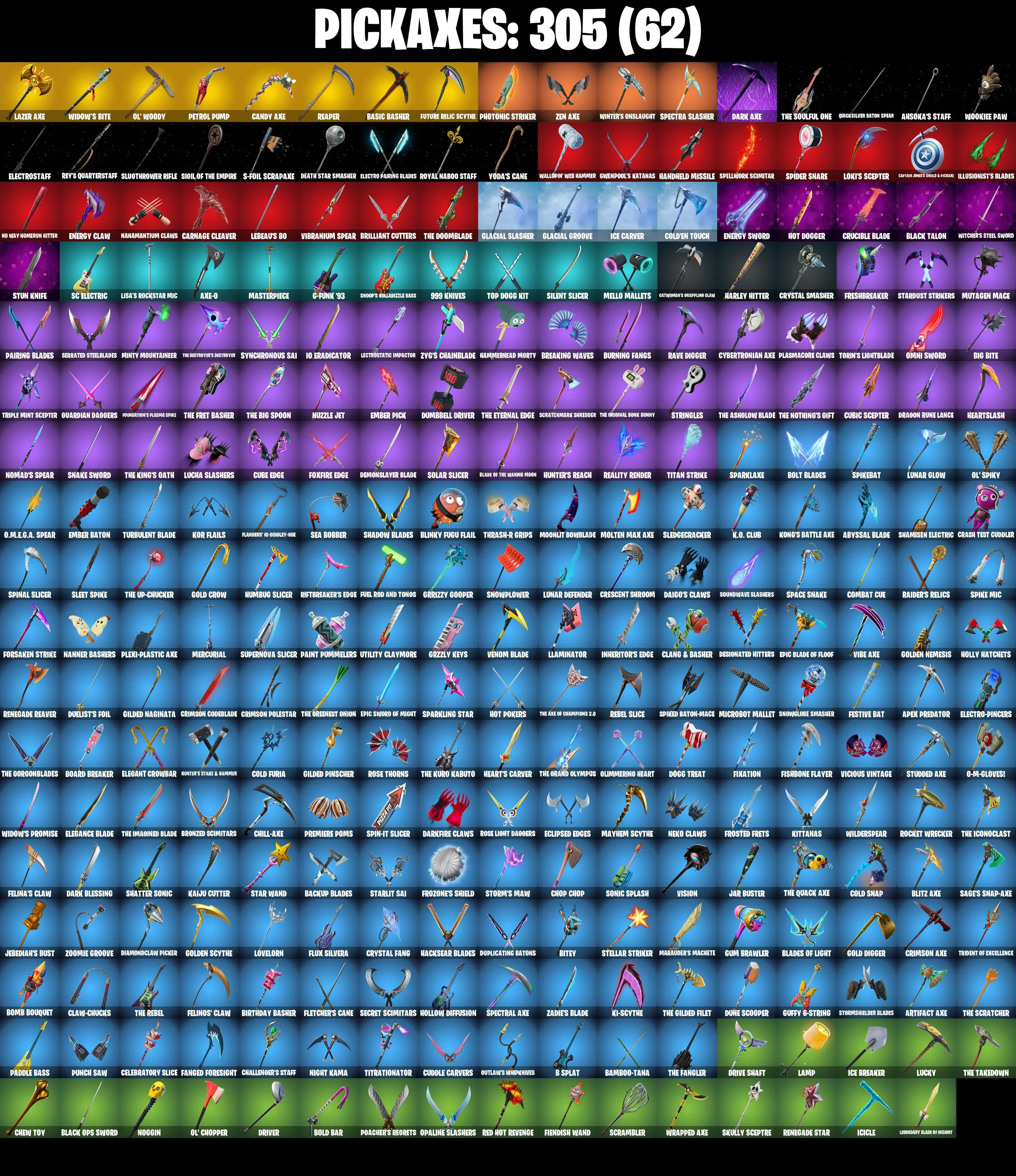 (PC/XBOX) 262 SKINS π₯ Major Lazer π₯ Subzero Cryptic π₯ Heron Stance Hero π₯ Mecha Cuddle Master π₯ Galaxy Scout π₯ Backlash π₯ Torin π₯ 50 V-Bucπ₯ PARENTAL CONTROLS β image 7