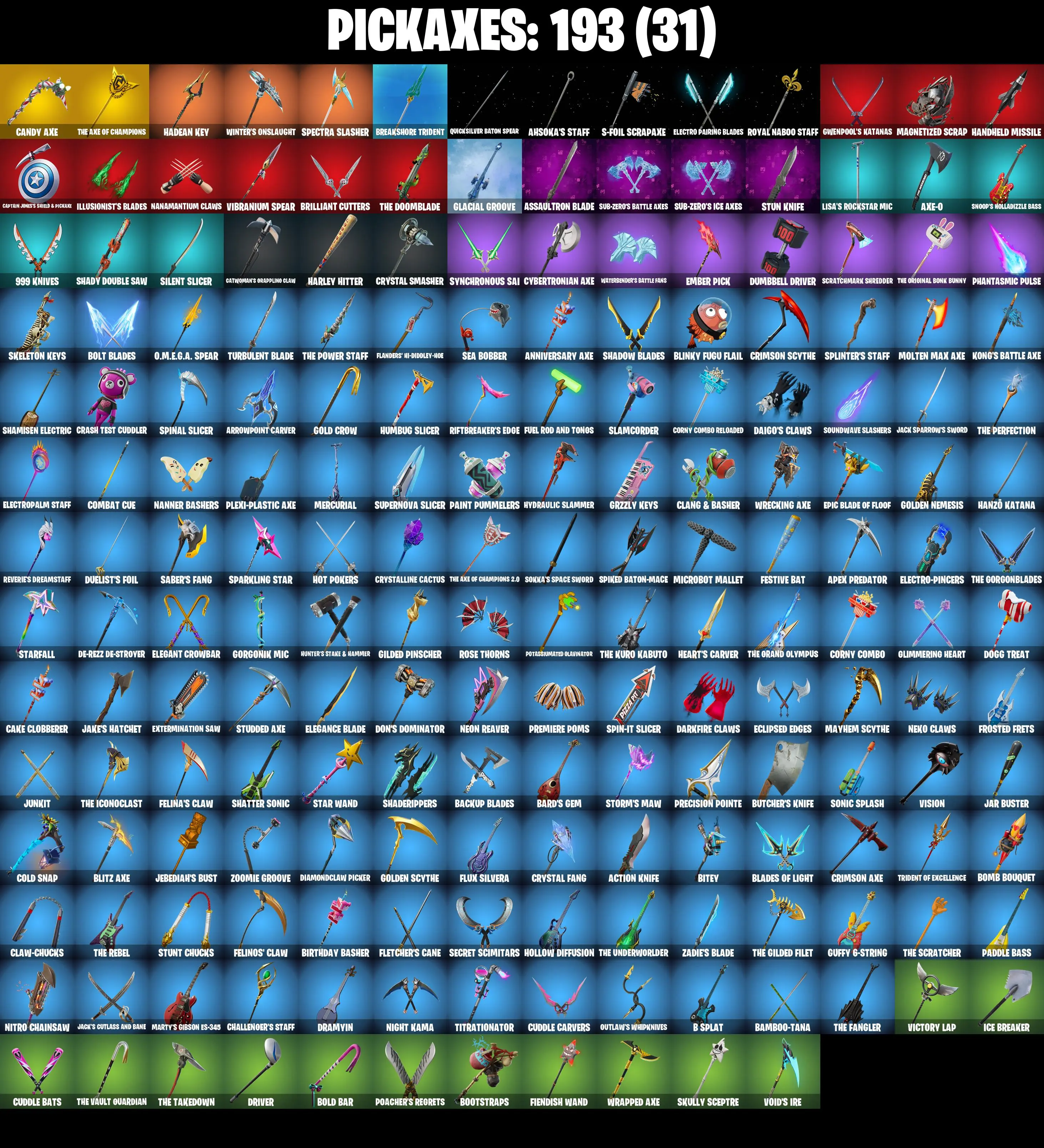 (PC/PSN) 165 SKINS π₯ Huntmaster Saber π₯ Arcane Jinx π₯ Fate π₯ Inferno π₯ Joltara π₯ Valeria π₯ Zeus π₯ Omegarok π₯ Kado Thorne π₯ 100 V-Bucks PARENTAL CONTROLS β image 7