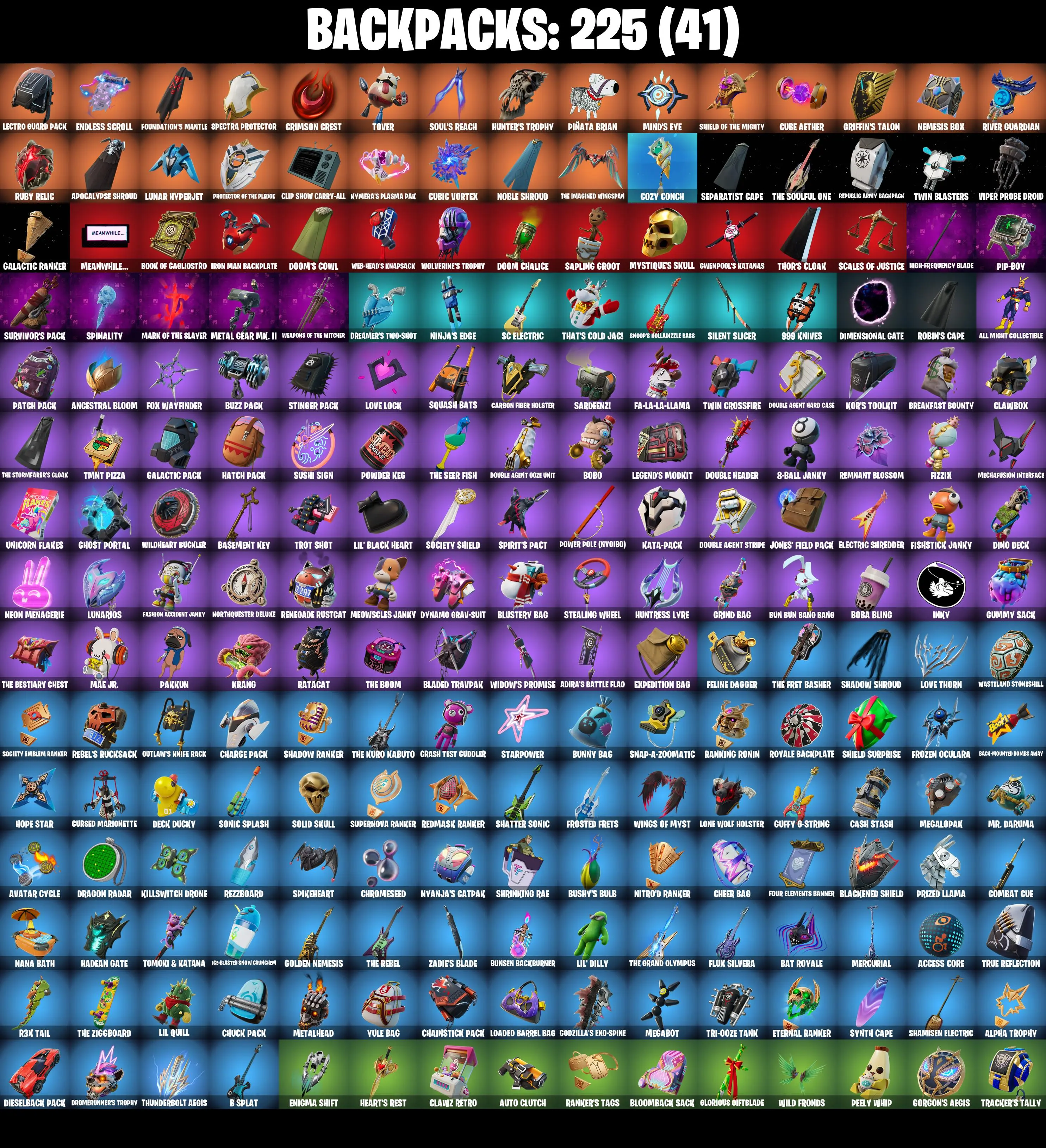 (PC) 181 SKINS π₯ Valeria π₯ The Imagined π₯ Joltara π₯ Nezumi π₯ Omegarok π₯ The Origin π₯ The Foundation π₯ Menace π₯ Mizuki π₯ 950 V-Buc PARENTAL CONTROLS β image 4