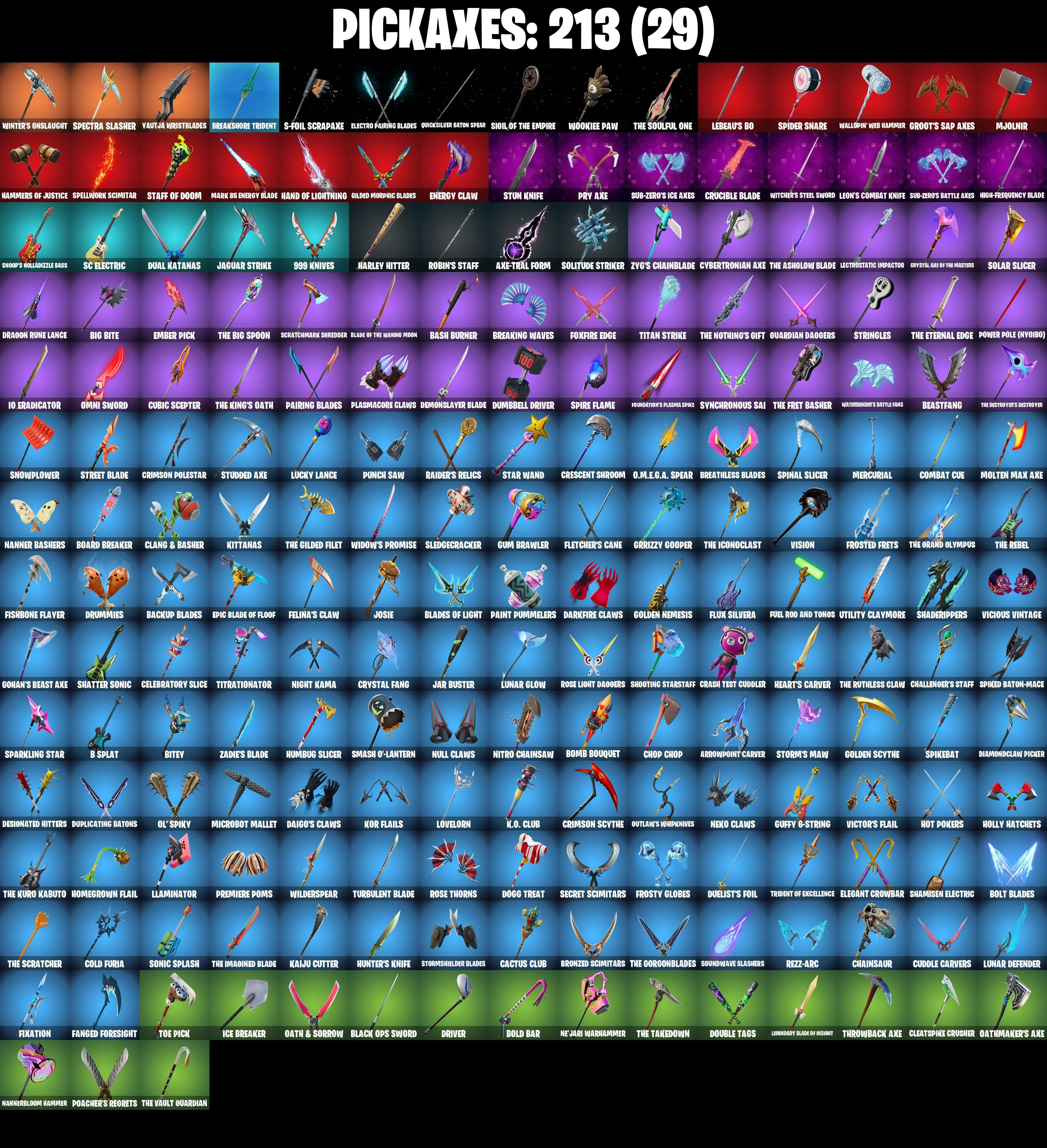 (PC) 181 SKINS π₯ Valeria π₯ The Imagined π₯ Joltara π₯ Nezumi π₯ Omegarok π₯ The Origin π₯ The Foundation π₯ Menace π₯ Mizuki π₯ 950 V-Buc PARENTAL CONTROLS β image 8