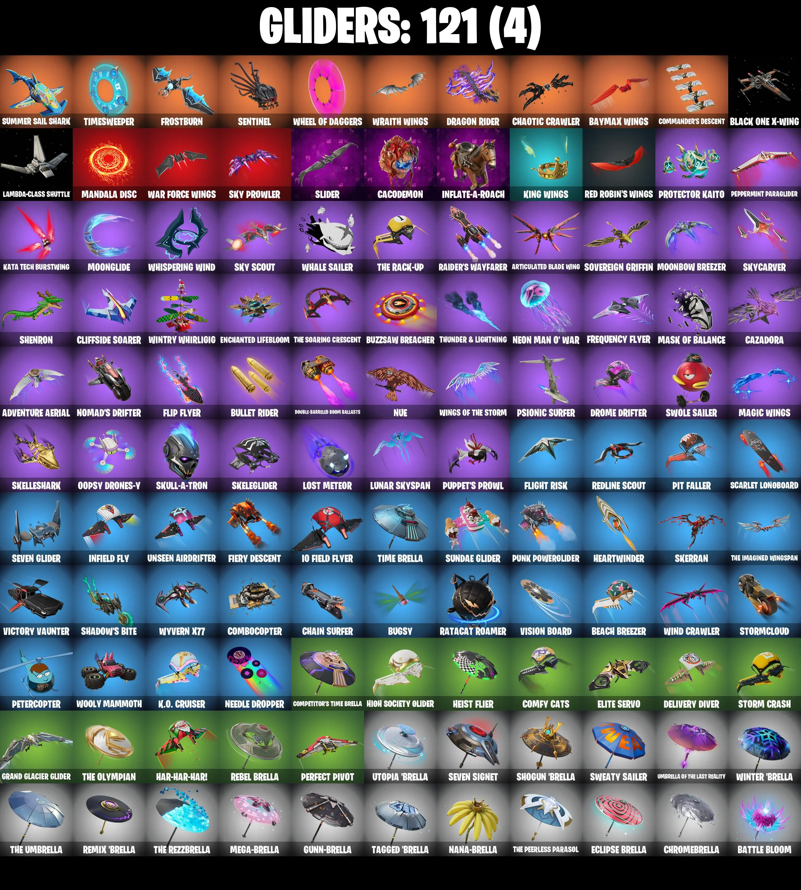 (PC/PSN/XBOX) 180 SKINS π« Backlash β‘οΈ Optimus Prime π Zeus β‘οΈ Snap π Kado Thorne β‘οΈ Son Goku π Ronin β‘οΈ Malik π Era β‘οΈ The Ageless | 0 V-Buck | PARENTAL CONTROLS β image 7