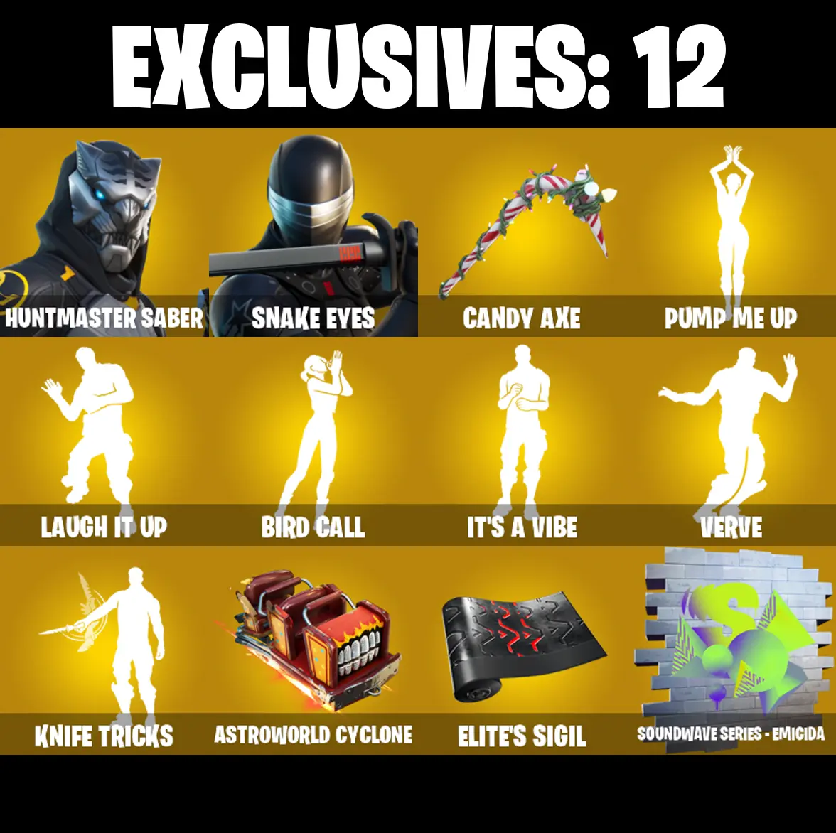 (PC/PSN/XBOX) 217 SKINS π« Huntmaster Saber β‘οΈ Snake Eyes π Optimus Prime β‘οΈ Zeus π Snap β‘οΈ Twyn π Eternal Knight | 350 V-Buck | PARENTAL CONTROLS β image 1