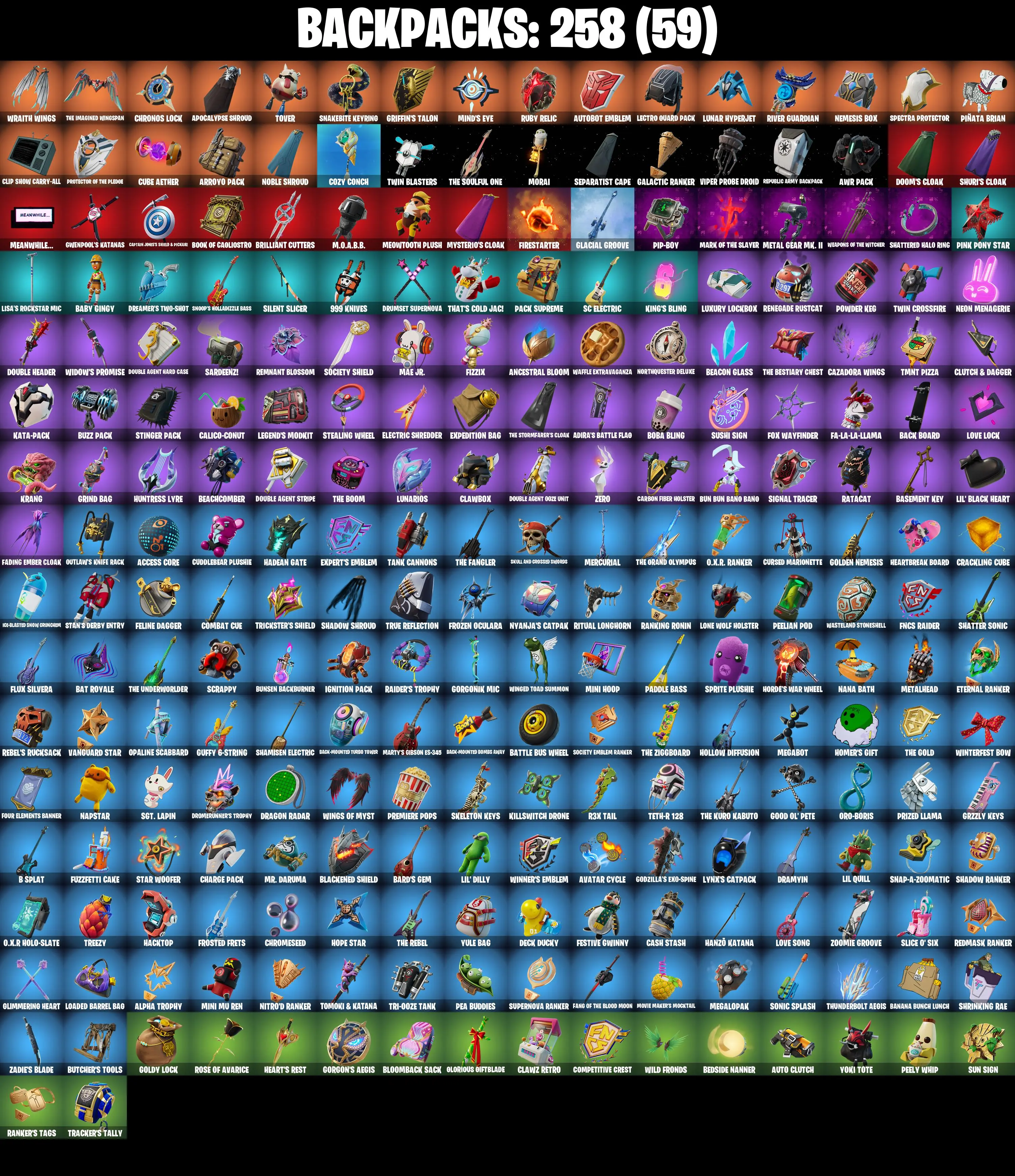 (PC/PSN/XBOX) 166 SKINS π« Backlash β‘οΈ Optimus Prime π Zeus β‘οΈ Snap π Twyn β‘οΈ Kado Thorne π Malik β‘οΈ Polarity π Era β‘οΈ The Ageless | 50 V-Buck | PARENTAL CONTROLS β image 4