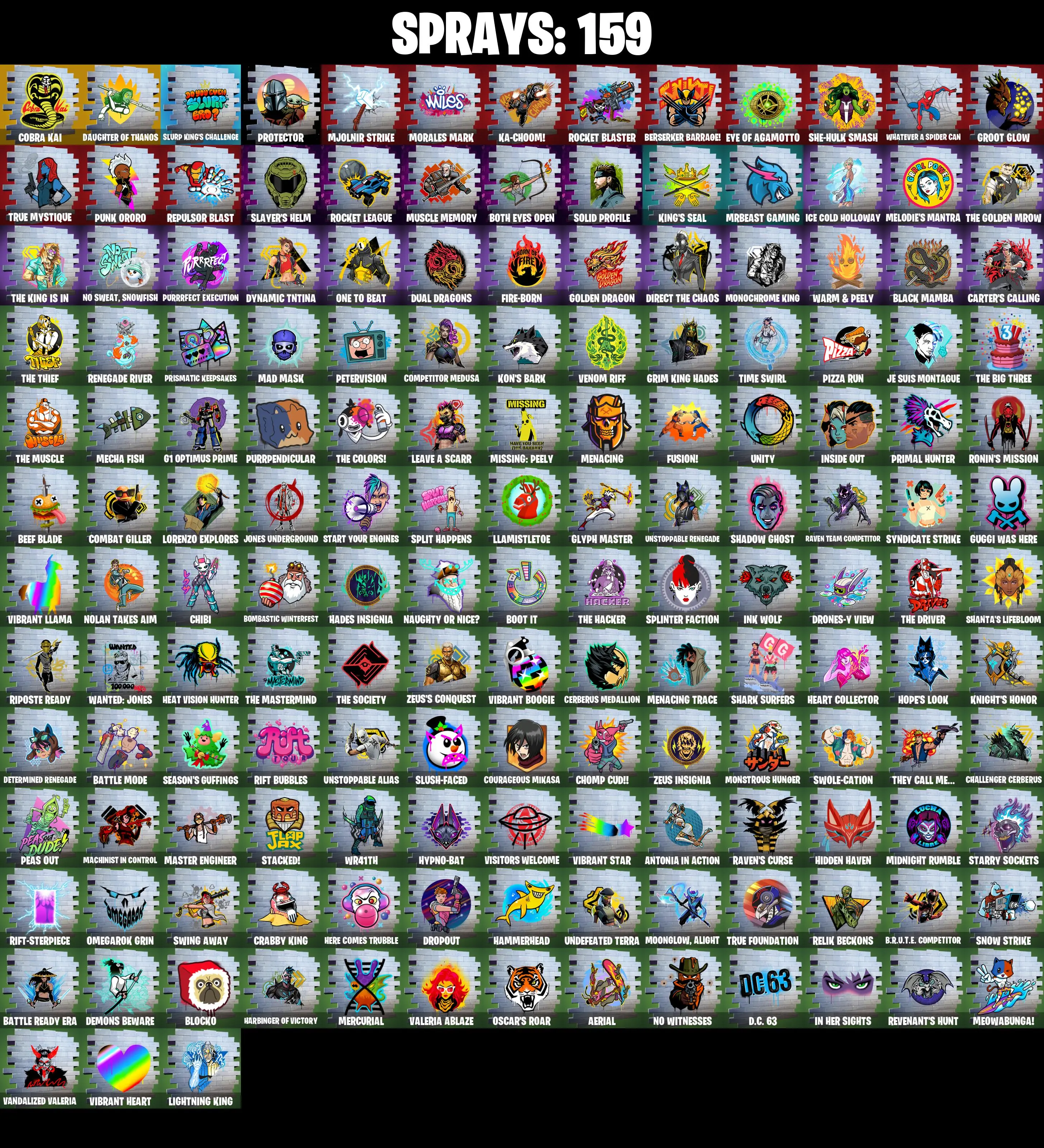 (PC/XBOX) 169 SKINS π₯ Master Chief π₯ FNCS Renegade π₯ Shady Doggo π₯ Naruto Uzumaki π₯ Mecha Cuddle Master π₯ Kymera π₯ Era π₯ Predator π₯ 0 V-Bucks PARENTAL CONTROLS β image 8