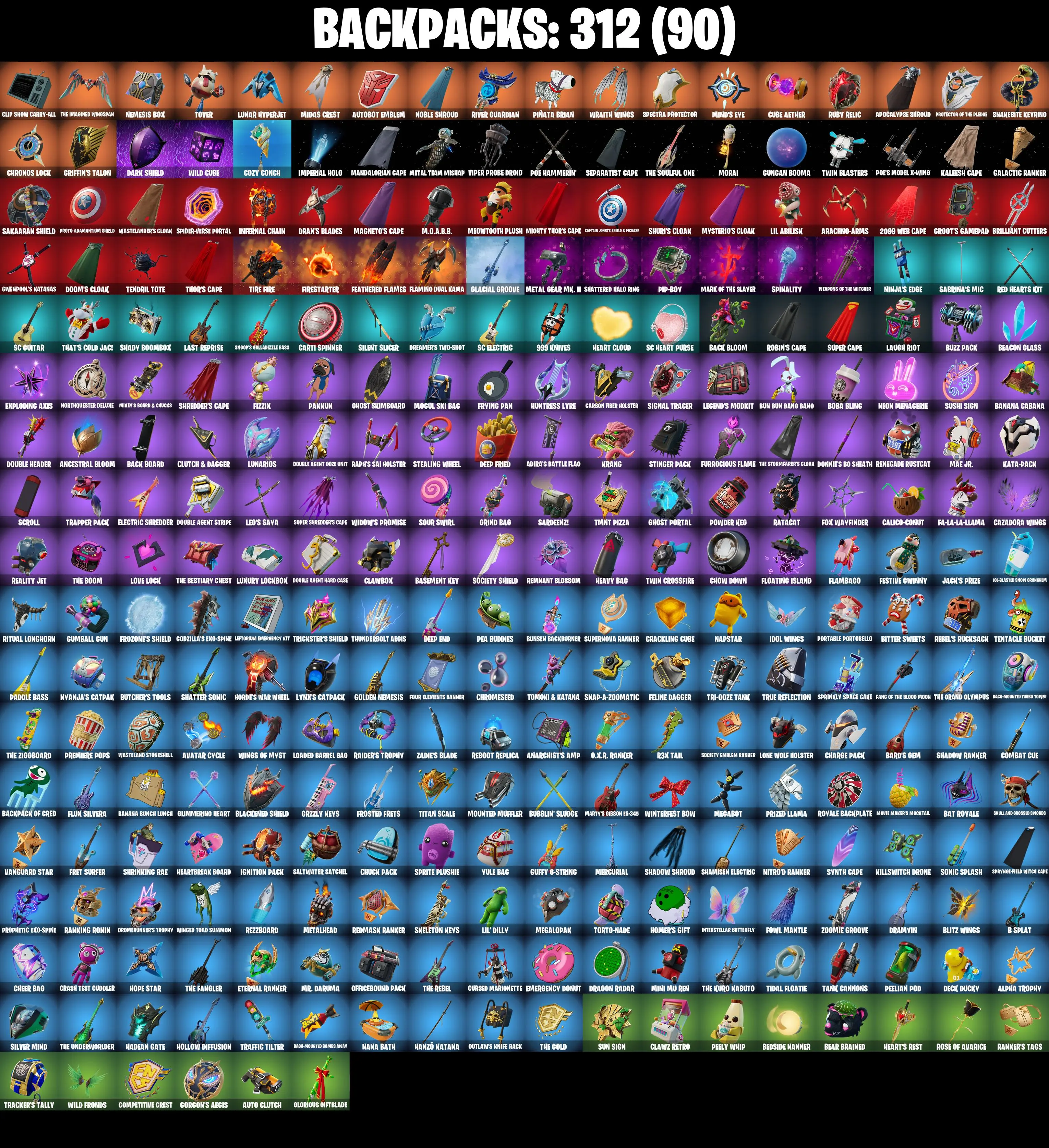 (PC/XBOX) 251 SKINS π₯ Naruto Uzumaki π₯ Optimus Prime π₯ Malik π₯ Blastoff π₯ Omegarok π₯ Paradigm (Reality-659) π₯ Hades π₯ Snap π₯ 650 V-Bucπ₯ PARENTAL CONTROLS β image 3