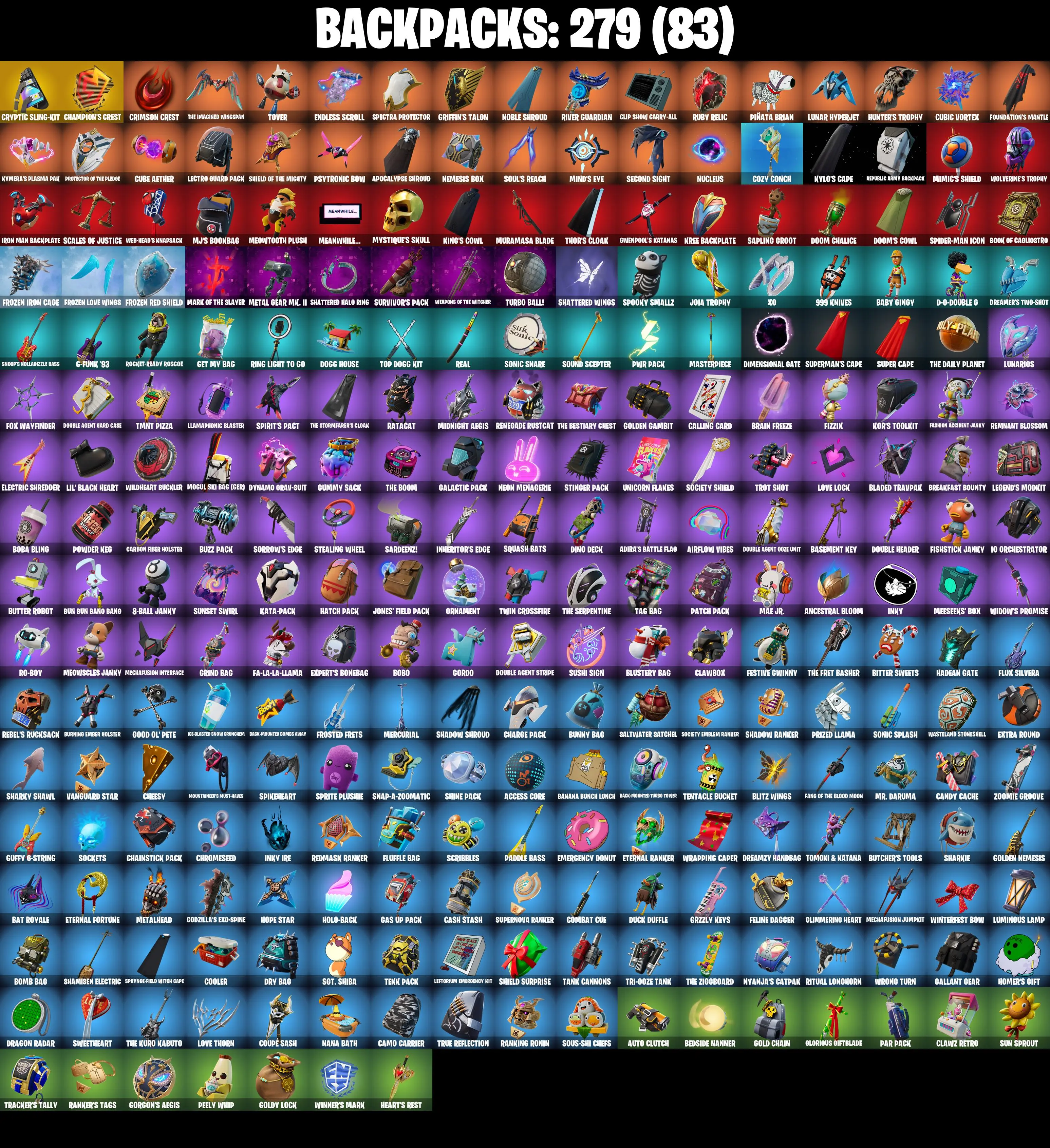 (PC/XBOX) 233 SKINS π₯ Pitch Patroller π₯ Lina Scorch π₯ Shady Doggo π₯ Subzero Cryptic π₯ FNCS 3:1 Champion π₯ Heron Stance Hero π₯ Menace π₯ Predator | PARENTAL CONTROLS β image 3