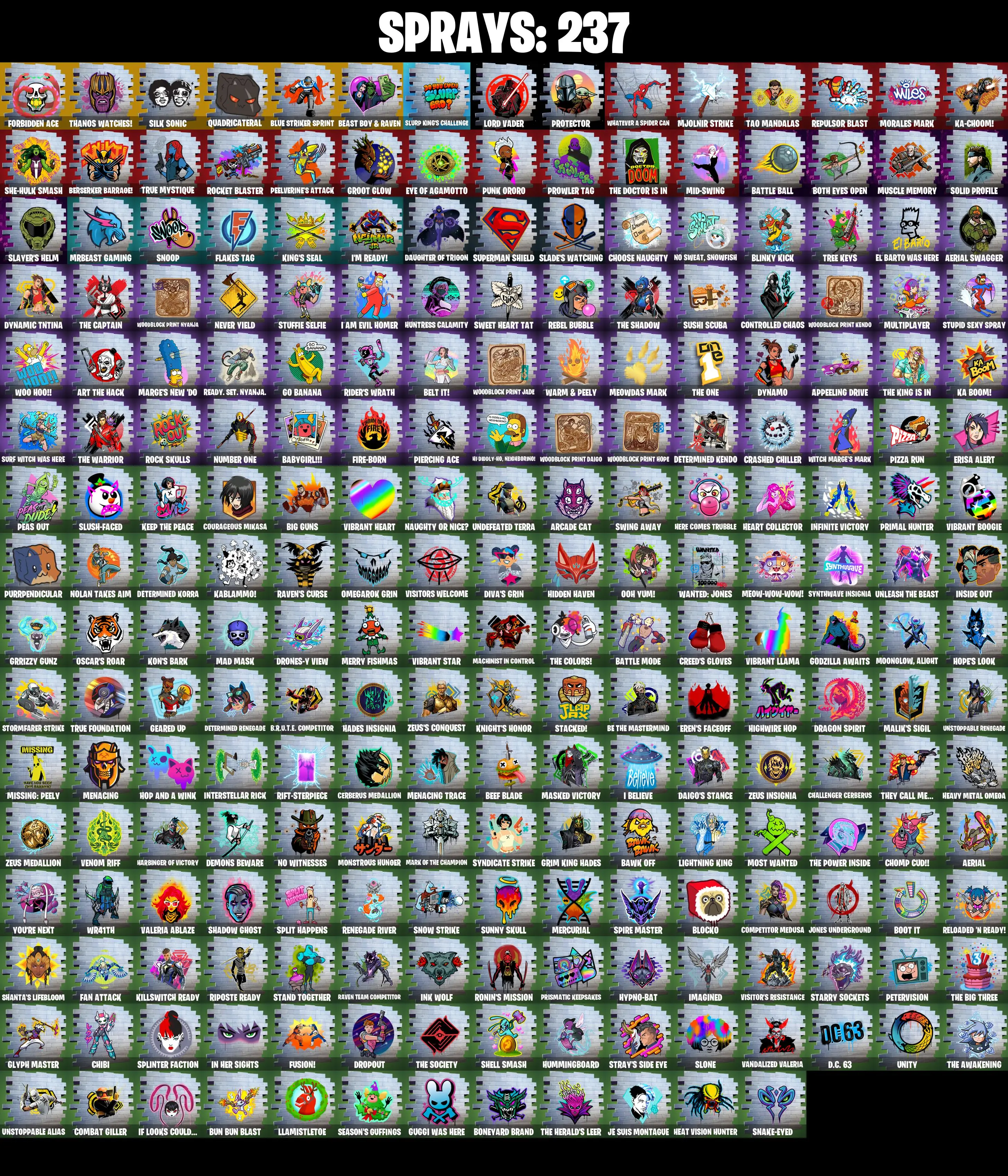 (PC/XBOX) 233 SKINS π₯ Pitch Patroller π₯ Lina Scorch π₯ Shady Doggo π₯ Subzero Cryptic π₯ FNCS 3:1 Champion π₯ Heron Stance Hero π₯ Menace π₯ Predator | PARENTAL CONTROLS β image 8