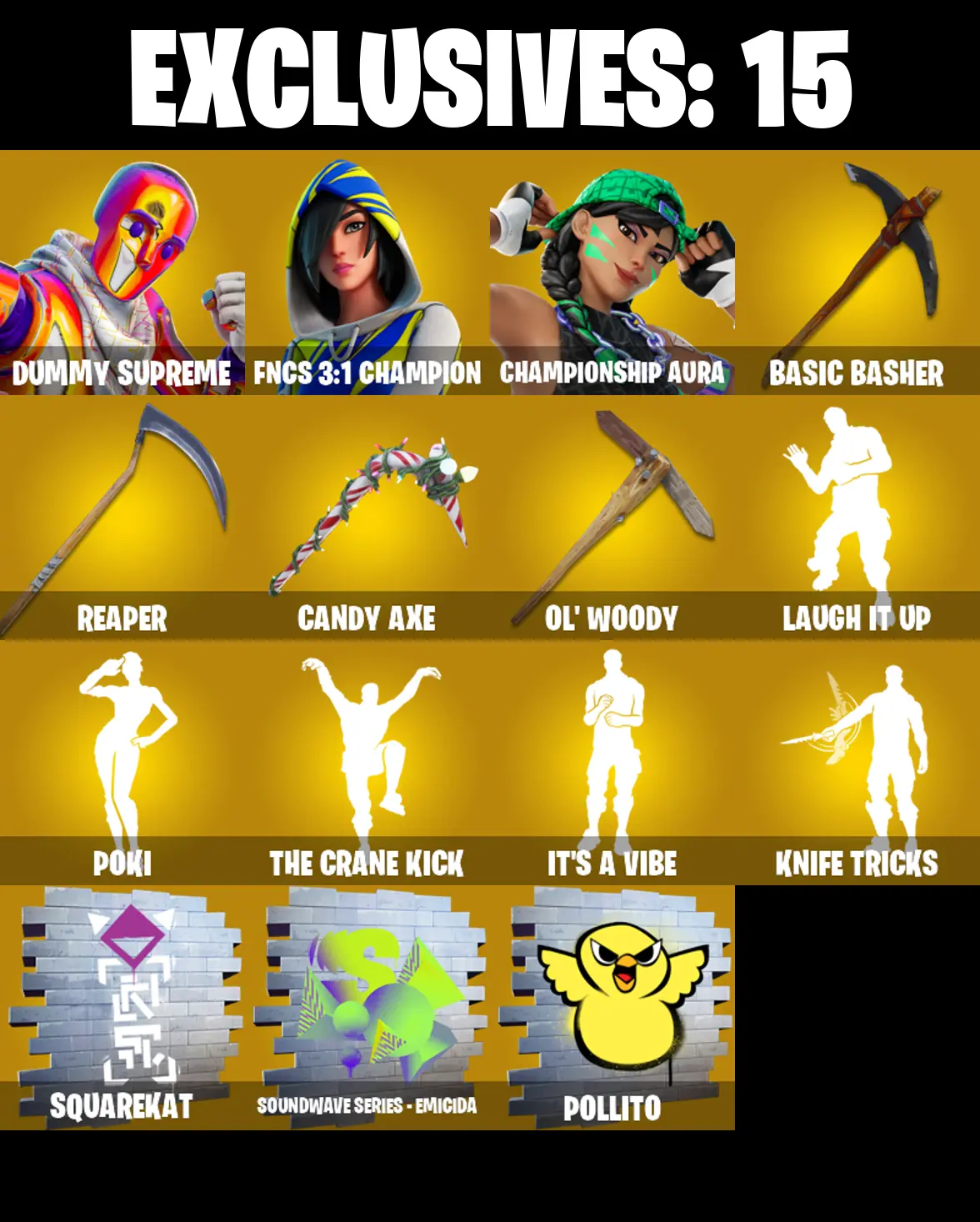(PC) 252 SKINS π₯ Aerial Assault Trooper π₯ Dummy Supreme π₯ FNCS 3:1 Champion π₯ Championship Aura π₯ Mizuki π₯ The Ageless π₯ 200 VB π₯ PARENTAL CONTROLS β image 1