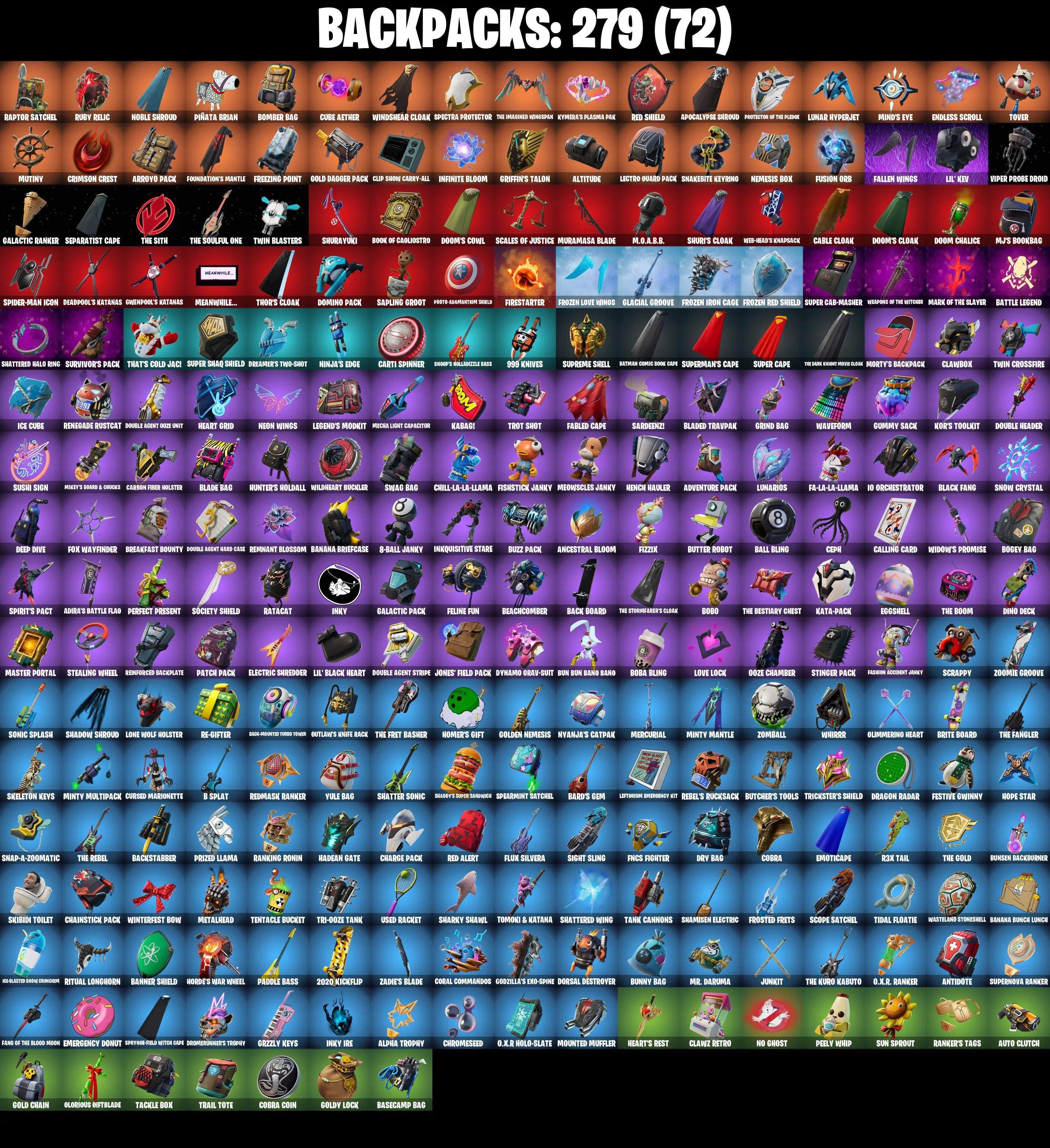 (PC) 236 SKINS π₯ Renegade Raider π₯ Master Chief (Matte Black) π₯ Gold Brutus π₯ Gold Midas π₯ Spike π₯ Wingman π₯ Shuto Striker π₯ 200 V-Bucksπ₯ PARENTAL CONTROLS β image 3