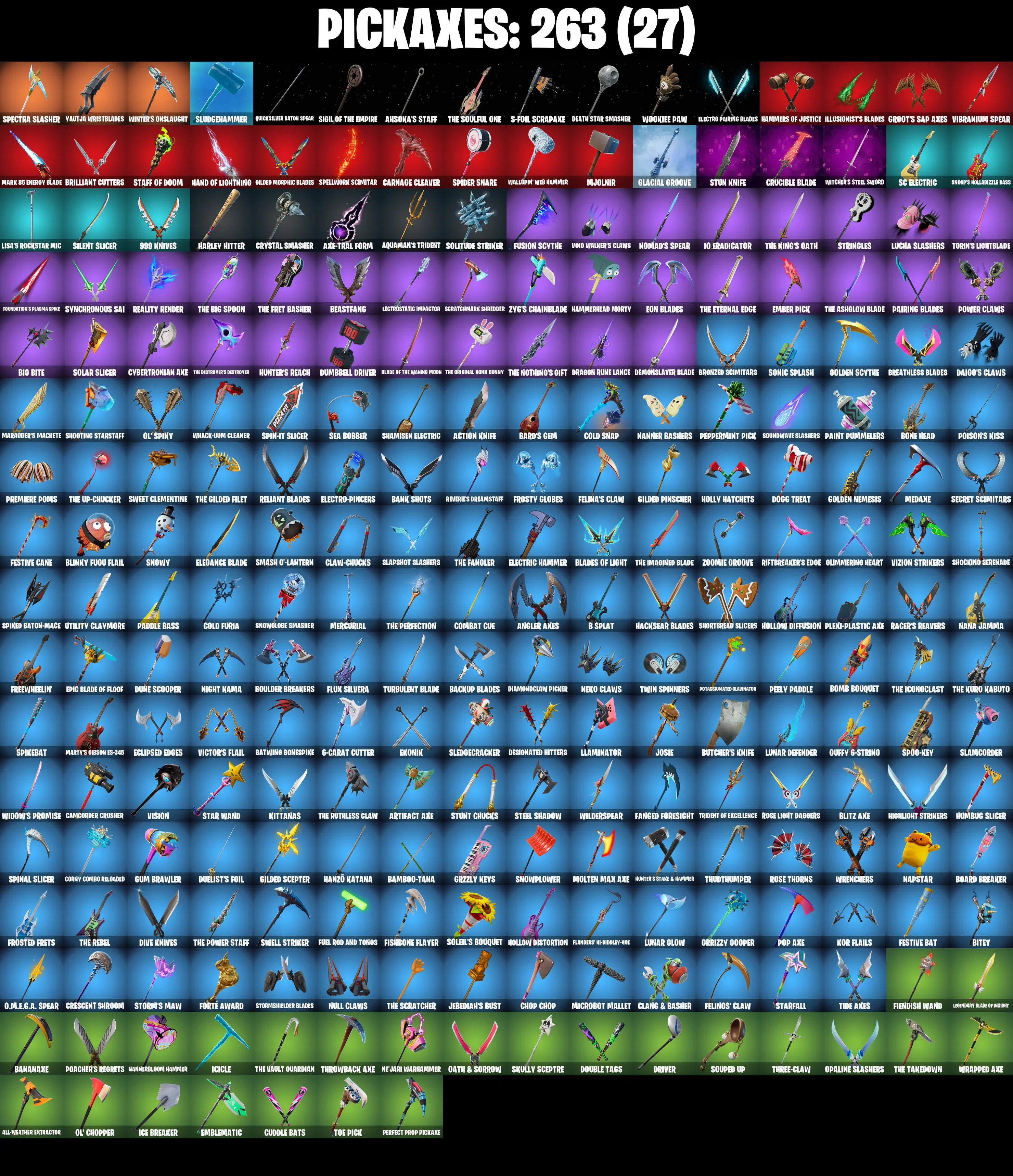 (PC/PSN/XBOX) 188 SKINS π« Backlash β‘οΈ Optimus Prime π Fusion β‘οΈ Snap π Twyn β‘οΈ Eternal Knight π Kado Thorne β‘οΈ Ronin π Malik β‘οΈ Fade | 900 V-Buck | PARENTAL CONTROLS β image 8