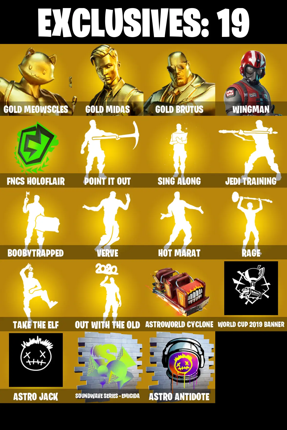 (PC/PSN) 263 SKINS π₯ Gold Meowscles π₯ Gold Midas π₯ Gold Brutus π₯ Wingman π₯ Menace π₯ Predator π₯ Catalyst π₯ Raz π₯ Ruin π₯ Omegarok π₯ 650 VB | PARENTAL CONTROLS β image 1