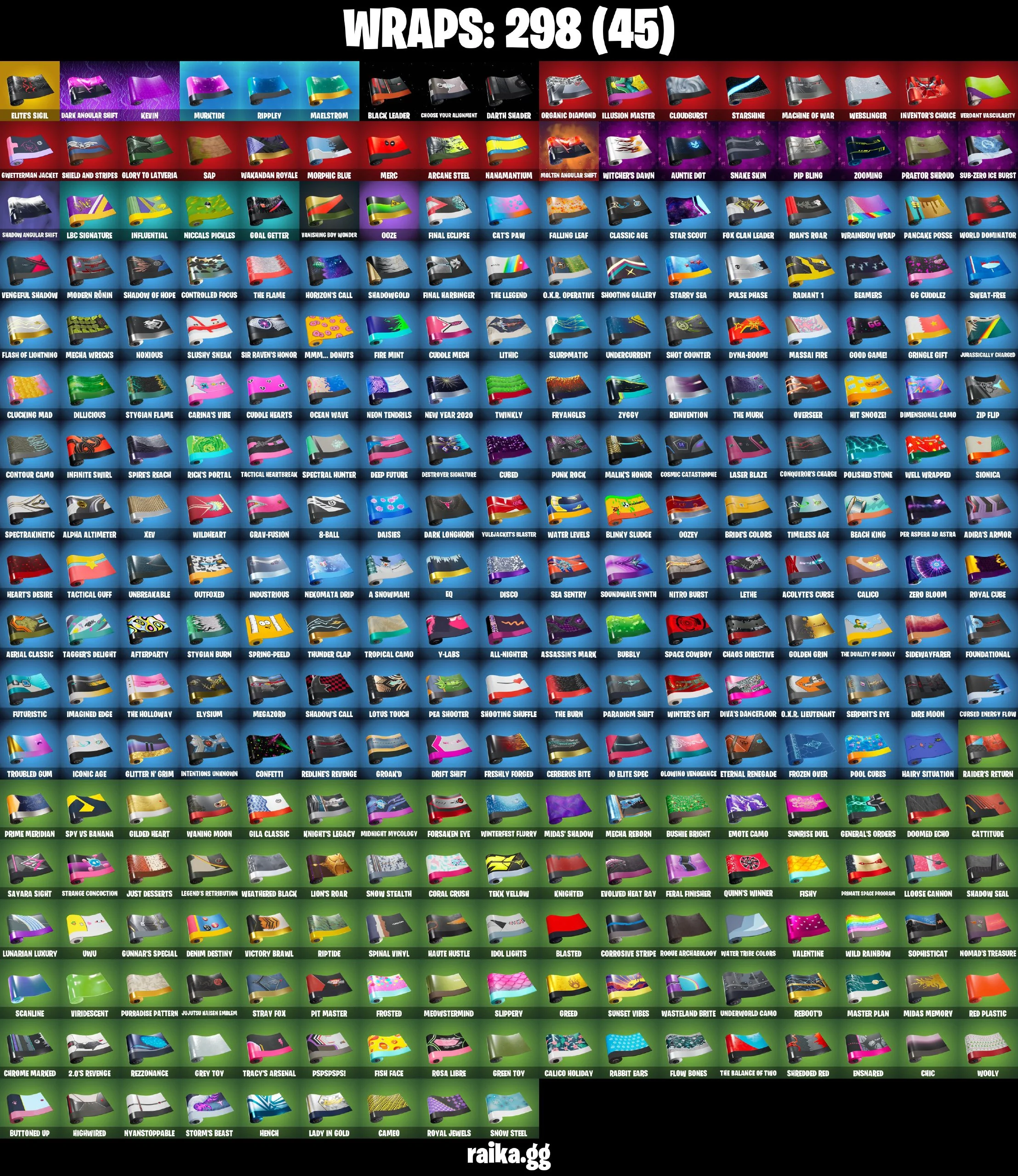 (PC/PSN) 300 VB) 408 SKINS π₯ Aerial Assault Trooper π₯ Gold Midas π₯ Gold Meowscles π₯ Gold Brutus π₯ FNCS Renegade π₯ Naruto Uzumaki π₯ Roni | PARENTAL CONTROLS β image 6