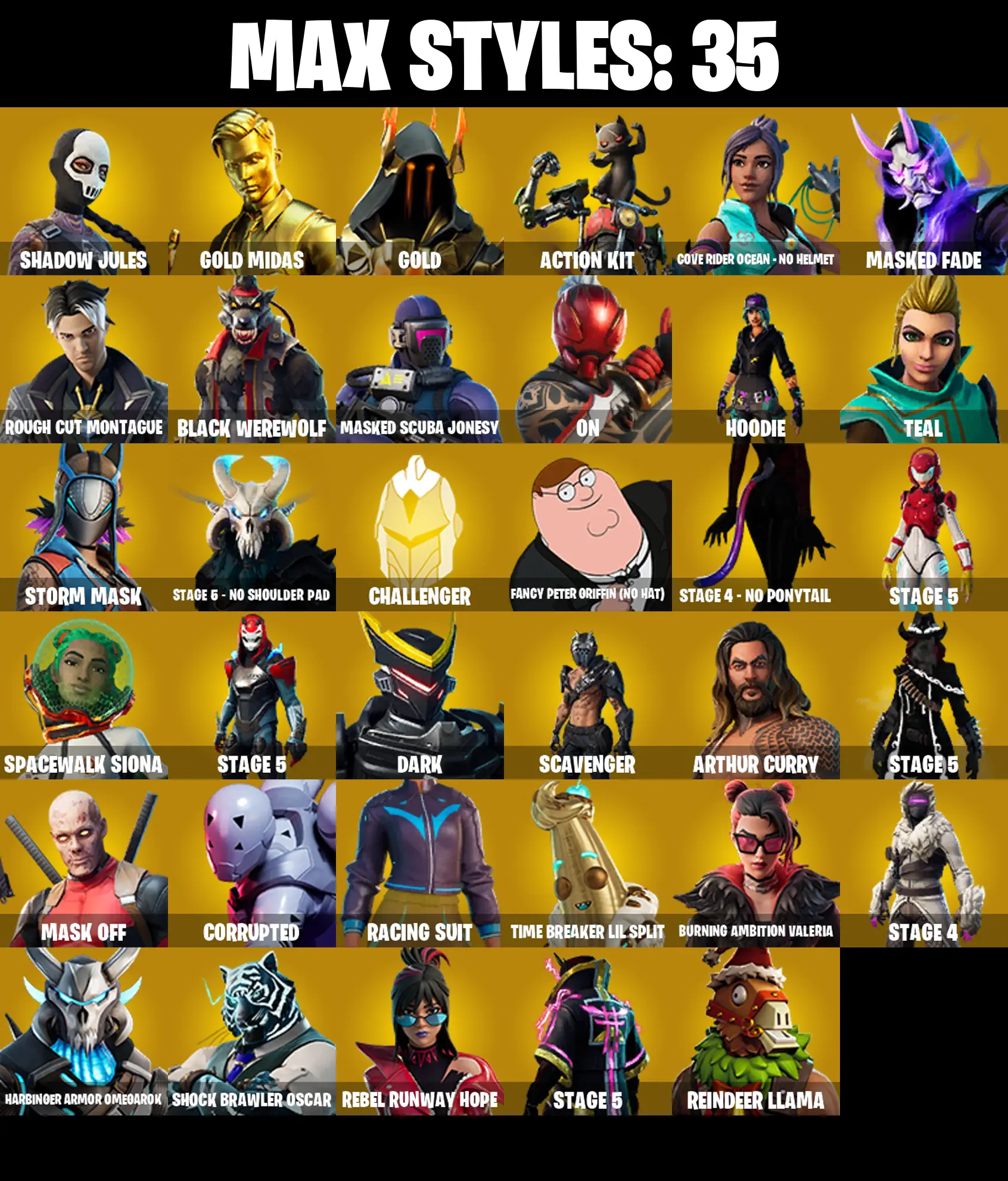 (PC/XBOX) 153 SKINS π₯ Gold Midas π₯ Vivi Chroma π₯ Sultura π₯ Heron Stance Hero π₯ Subzero Cryptic π₯ Valeria π₯ The Prisoner π₯ 900 V-Buc PARENTAL CONTROLS β image 3