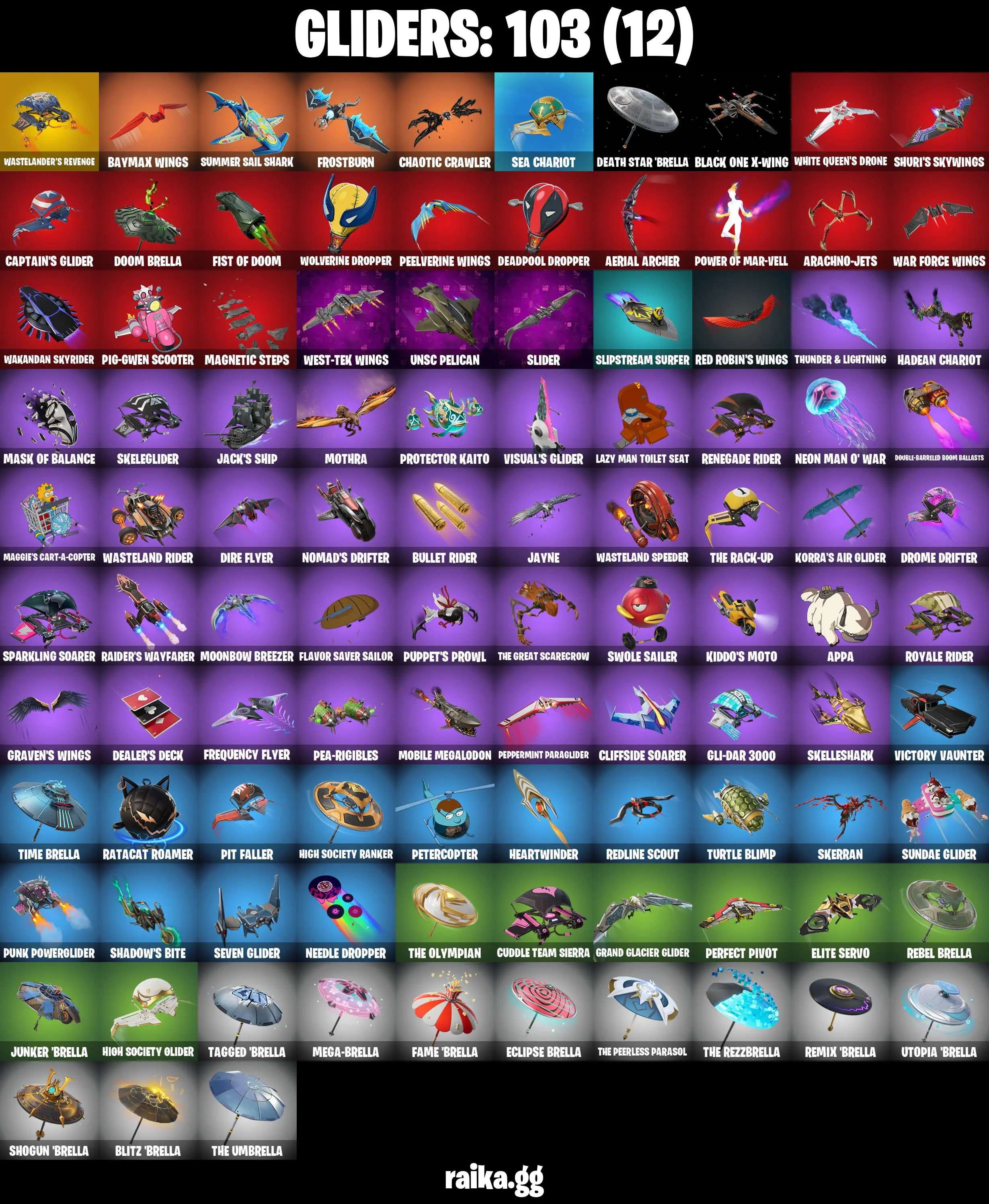 (PC/PSN) 800 VB) 162 SKINS π₯ Renegade Raider π₯ Master Chief (Matte Black) π₯ Zero π₯ Zeus π₯ Hades π₯ Ascendant Midas π₯ Joltara π₯ Spectra Knight PARENTAL CONTROLS β image 6