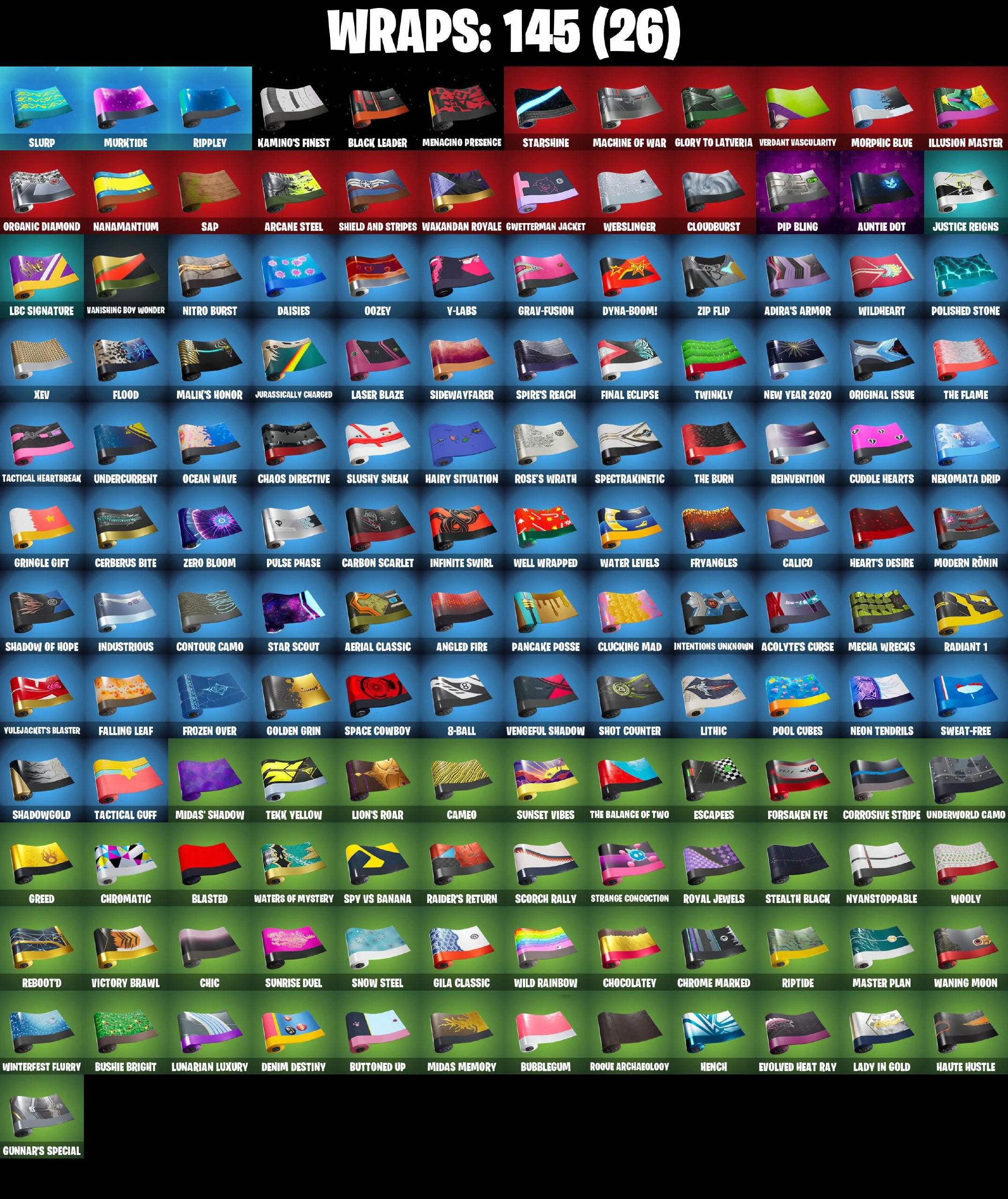 (PC) 159 SKINS π₯ Aerial Assault Trooper π₯ Gold Brutus π₯ Gold Midas π₯ Point Patroller π₯ Trilogy π₯ Joey π₯ Dark Vanguard π₯ 0 V-Bucks PARENTAL CONTROLS β image 7