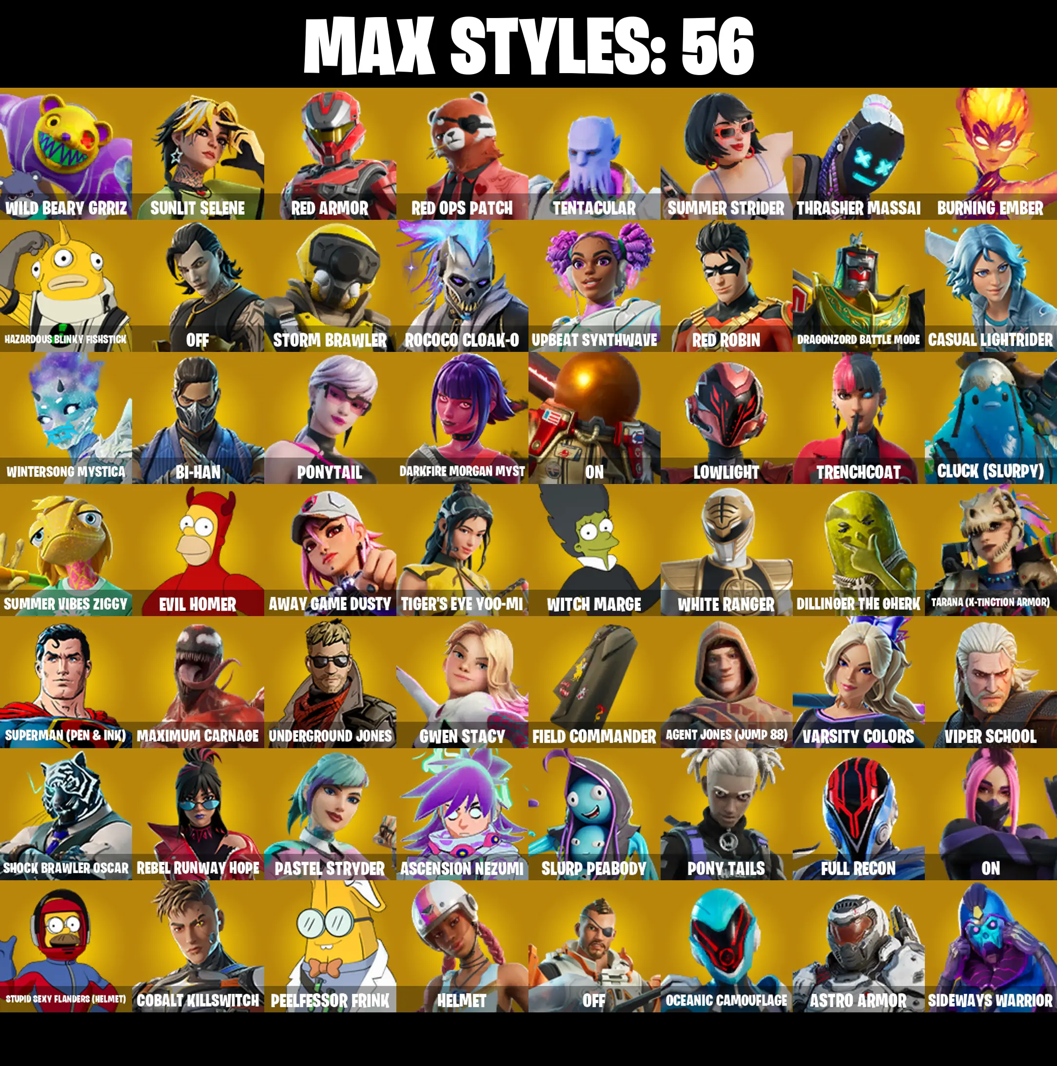 (PC/XBOX) 194 SKINS π₯ Vivi Chroma π₯ Sultura π₯ The Imagined π₯ Nezumi π₯ The Origin π₯ Era π₯ Menace π₯ Mizuki π₯ Renzo the Destroyer π₯ 2150 V-Buc PARENTAL CONTROLS β image 3